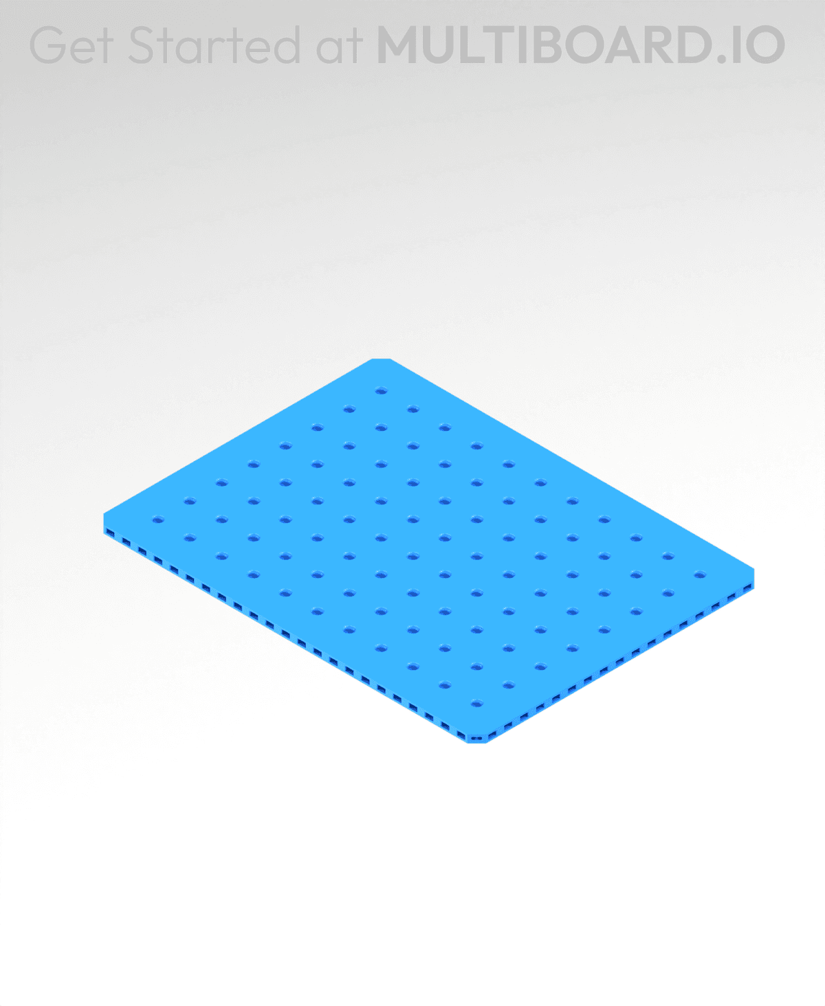 9x12 MU Mid Density Small Thread Plate - 3D model by Multiboard on Thangs