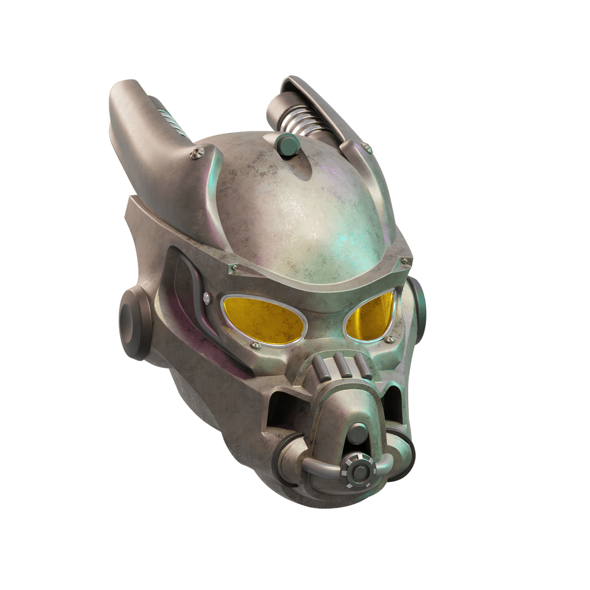 Fo3 Xo2 Fallout X02 Power Armor Helmet - 3D model by NikkoIndustries on Thangs