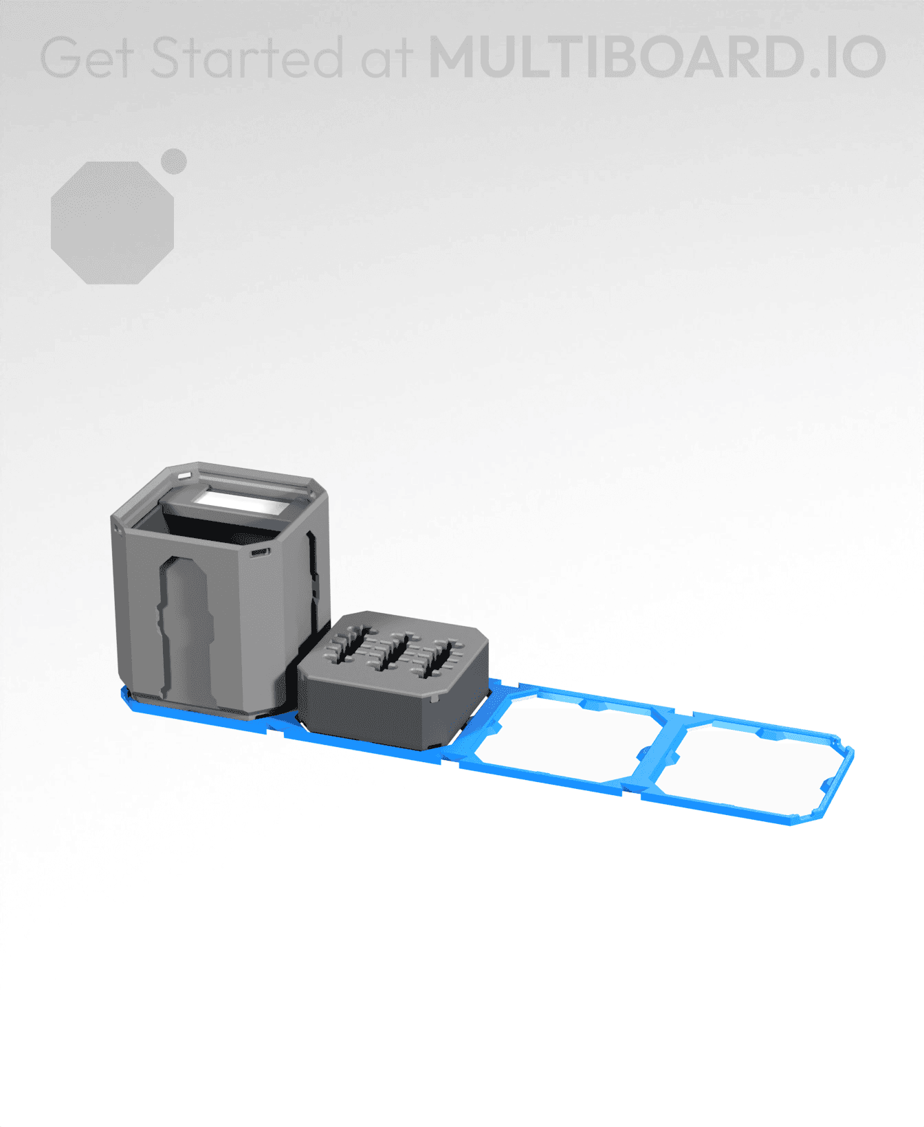 Multiboard Panel 4x4 - Lite Multibin Panel - 3D model by Multiboard on Thangs