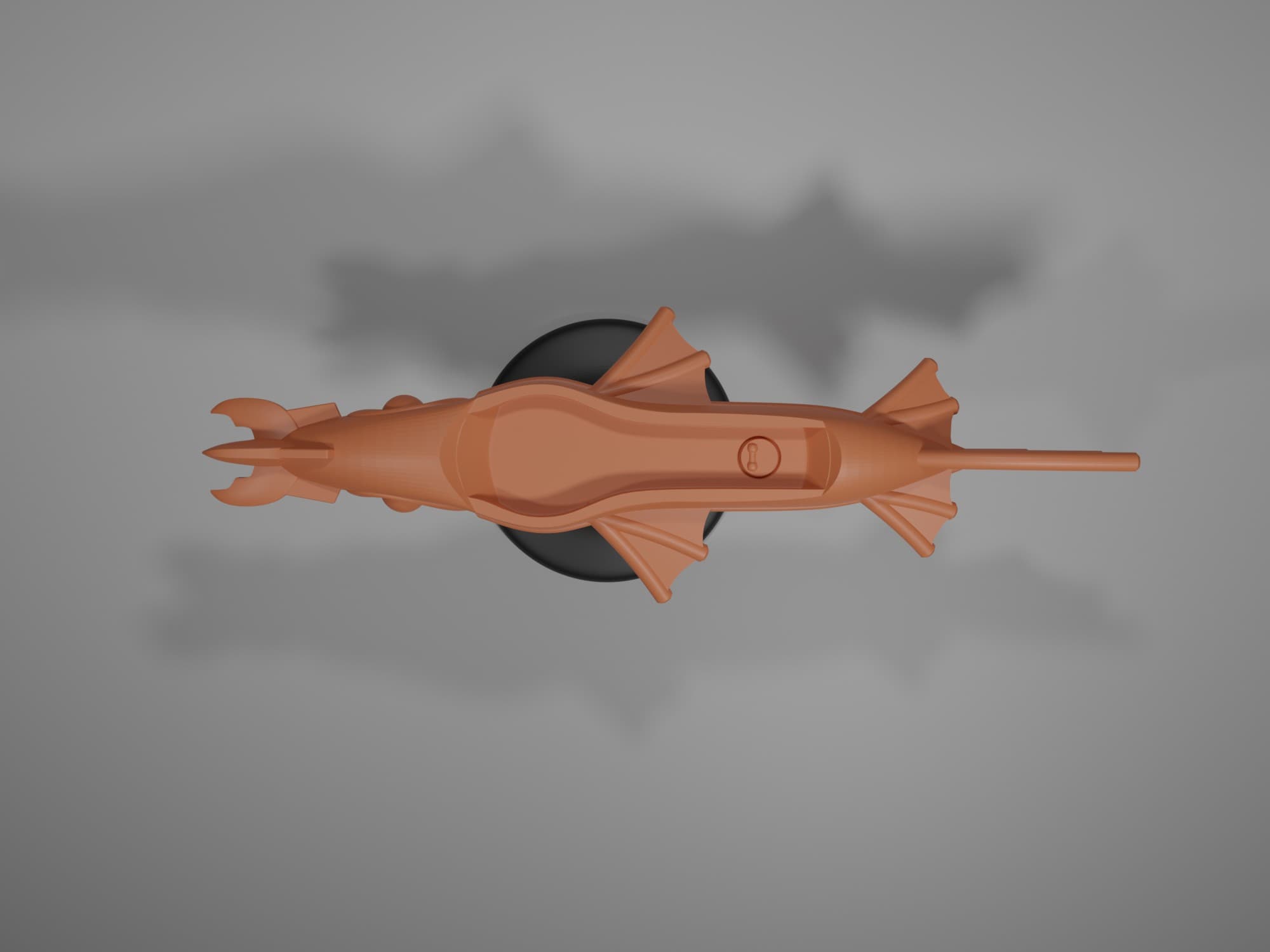 Lamp Rey Dnd Lamprey Ship Spelljammer Miniature from DnD - 3D model by Mechatronist ...