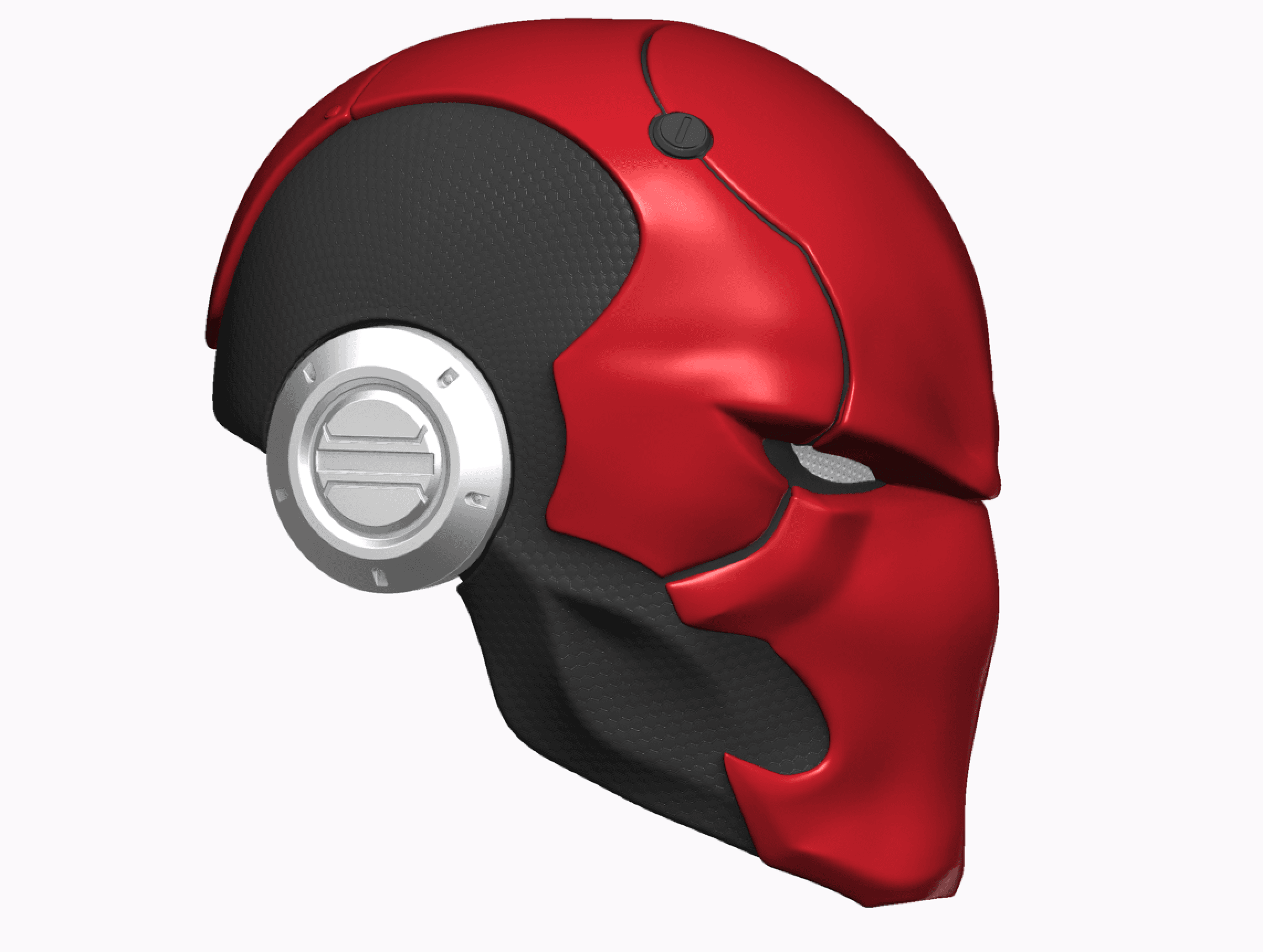 Red Rninn Red Ronin Red Hood Mask - 3D model by 3DCraftsman on Thangs
