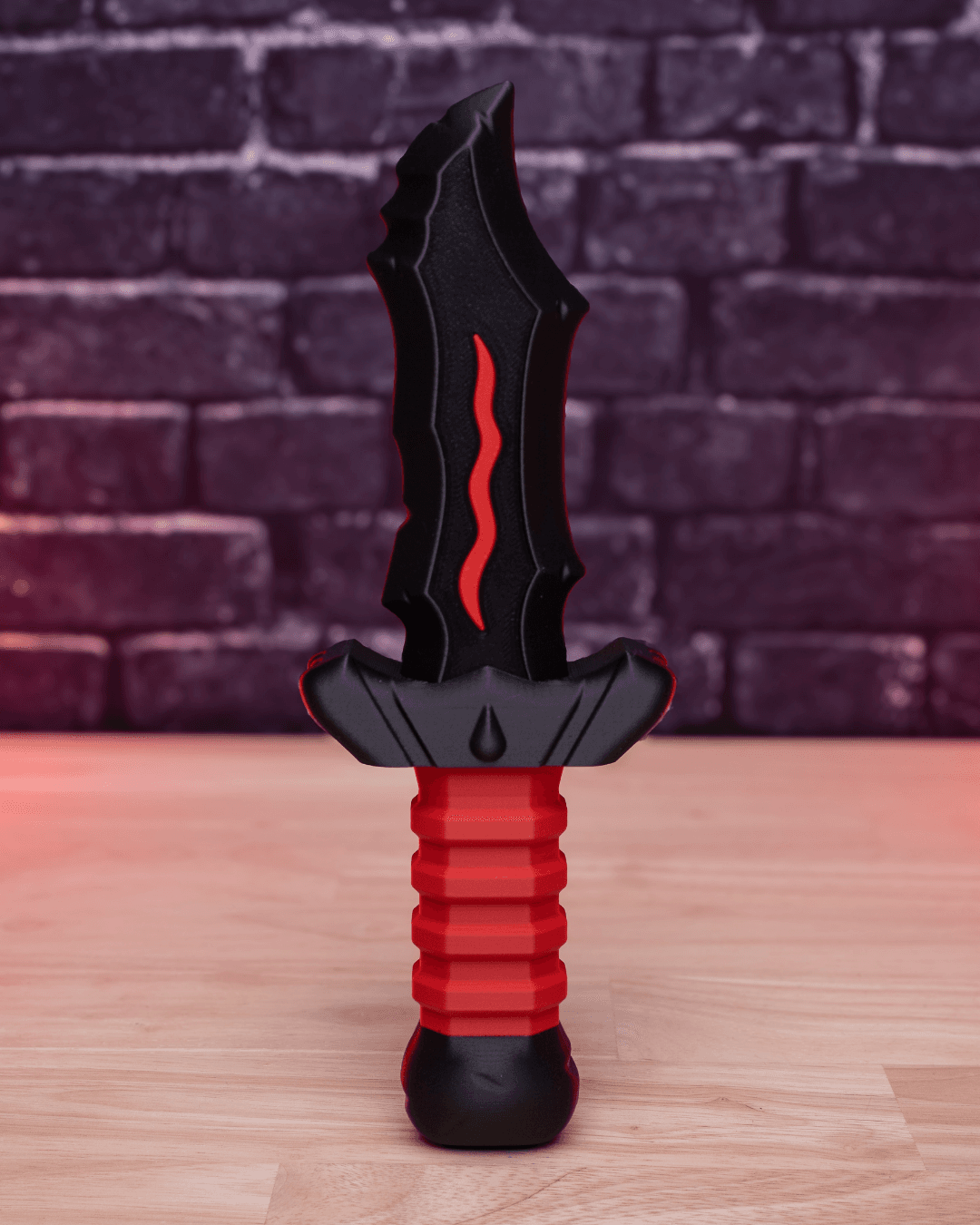 Red Rift Dagger Red Vein – Dagger Kit (No AMS, No Support, No Glue) - 3D model by The ...