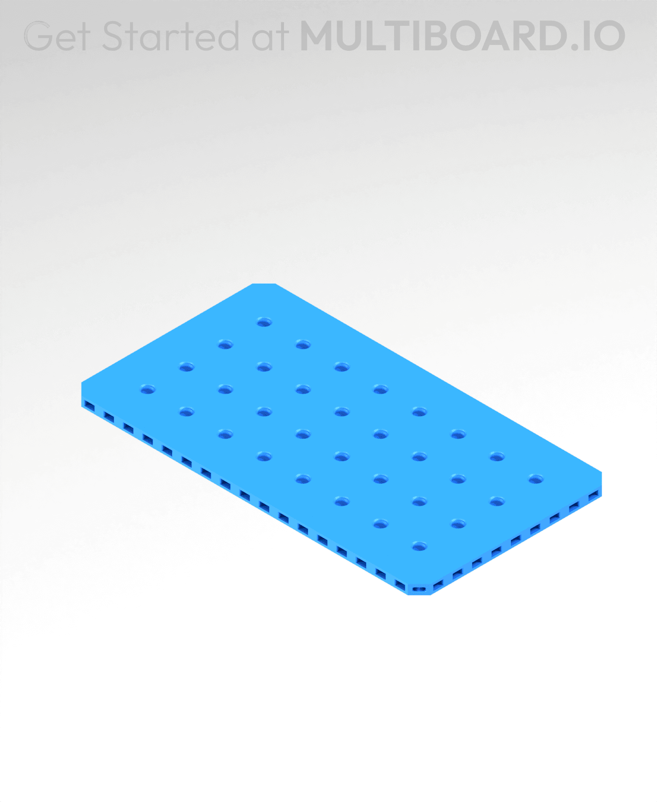 5x9 MU - Small Thread MU - MultiBoard Plate - 3D model by Multiboard on ...