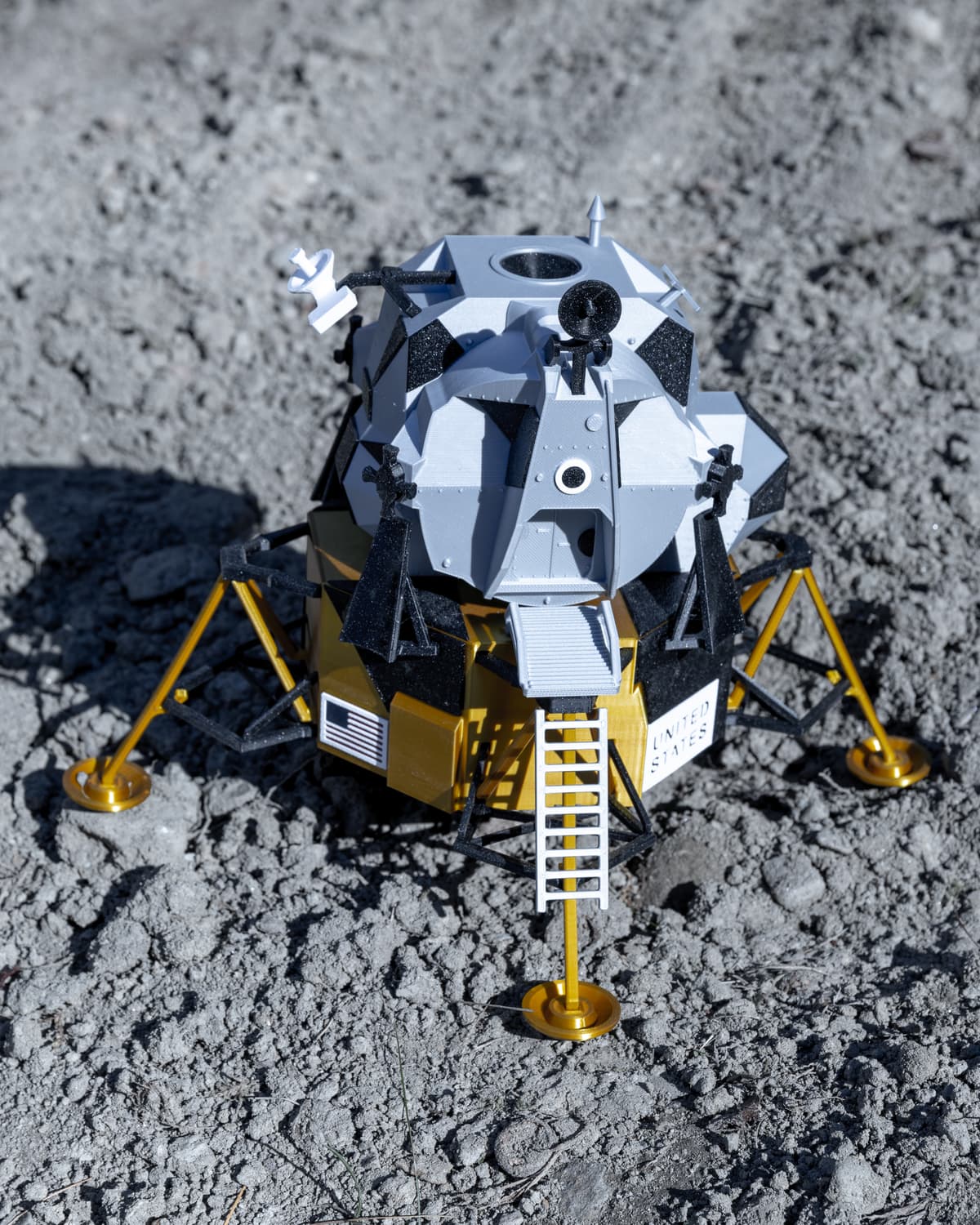 Homeade Spacelander Make of Lunar Lander - FREE Spacecraft Kit | No Supports, No AMS, No ...