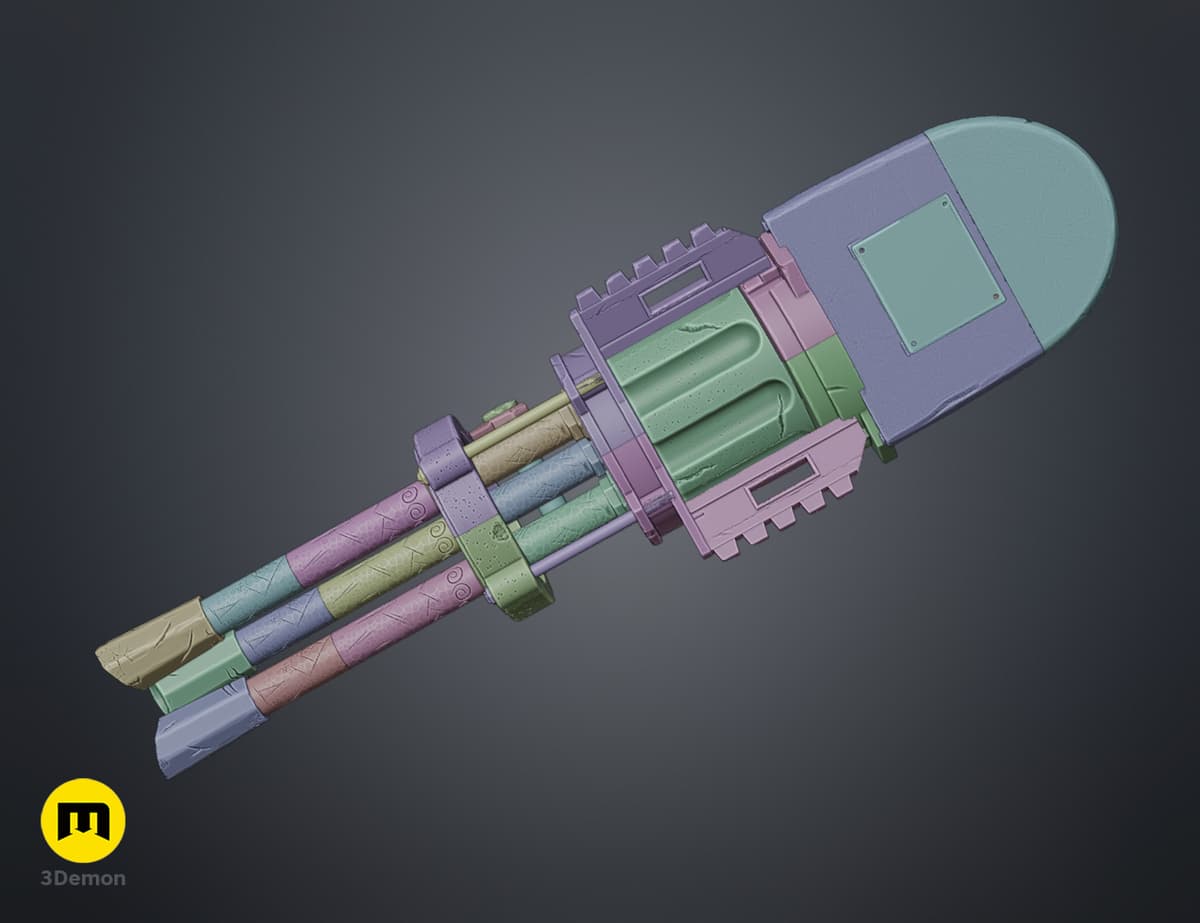 Jinx Pow-Pow Minigun - Arcane - 3D model by 3D-mon on Thangs - Image 8 ...
