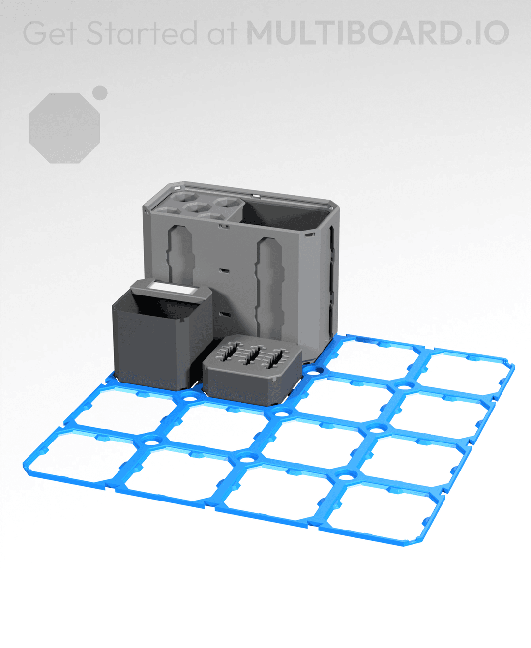 Multiboard Panel 4x4 - Lite Multibin Panel - 3D model by Multiboard on Thangs