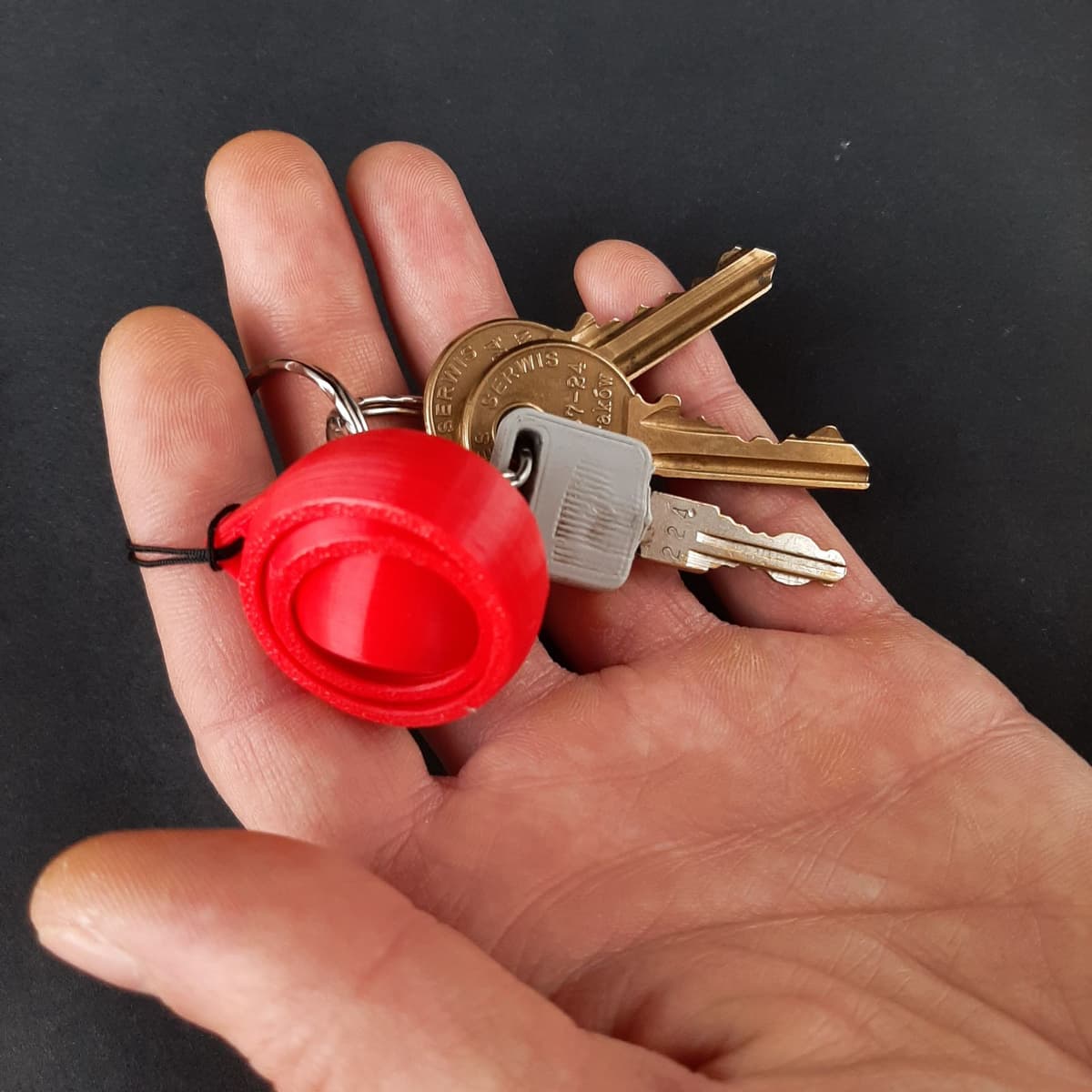 Gyroscope Keychain Gyroscope keychain - 3D model by Right things store on Thangs