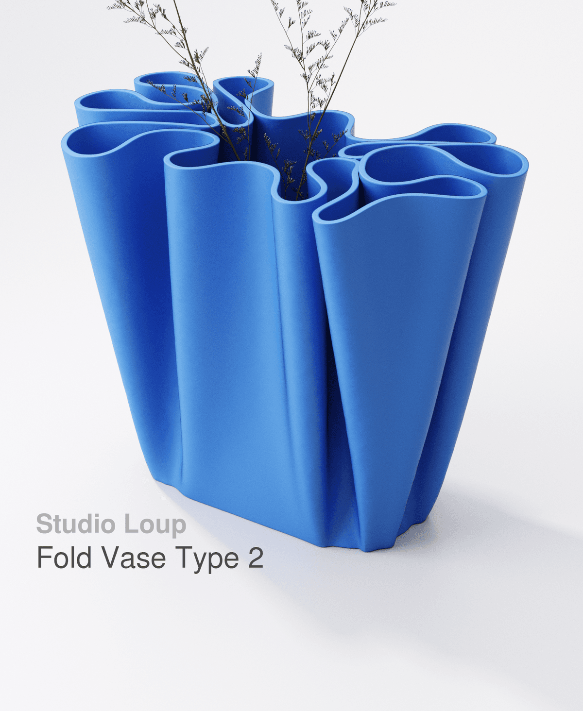 Fold Vase 2 - 3D model by Studio Loup on Thangs