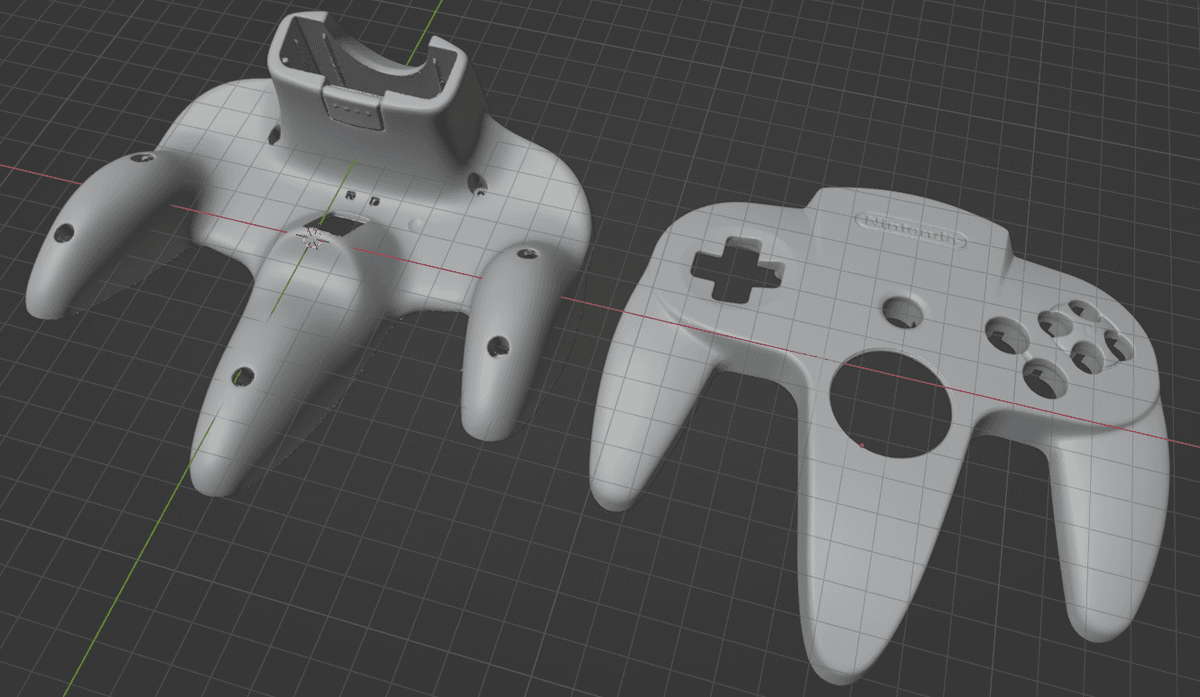 Controller Shell Inside N64 Controller Shell - 3D model by LambBrainz on Thangs