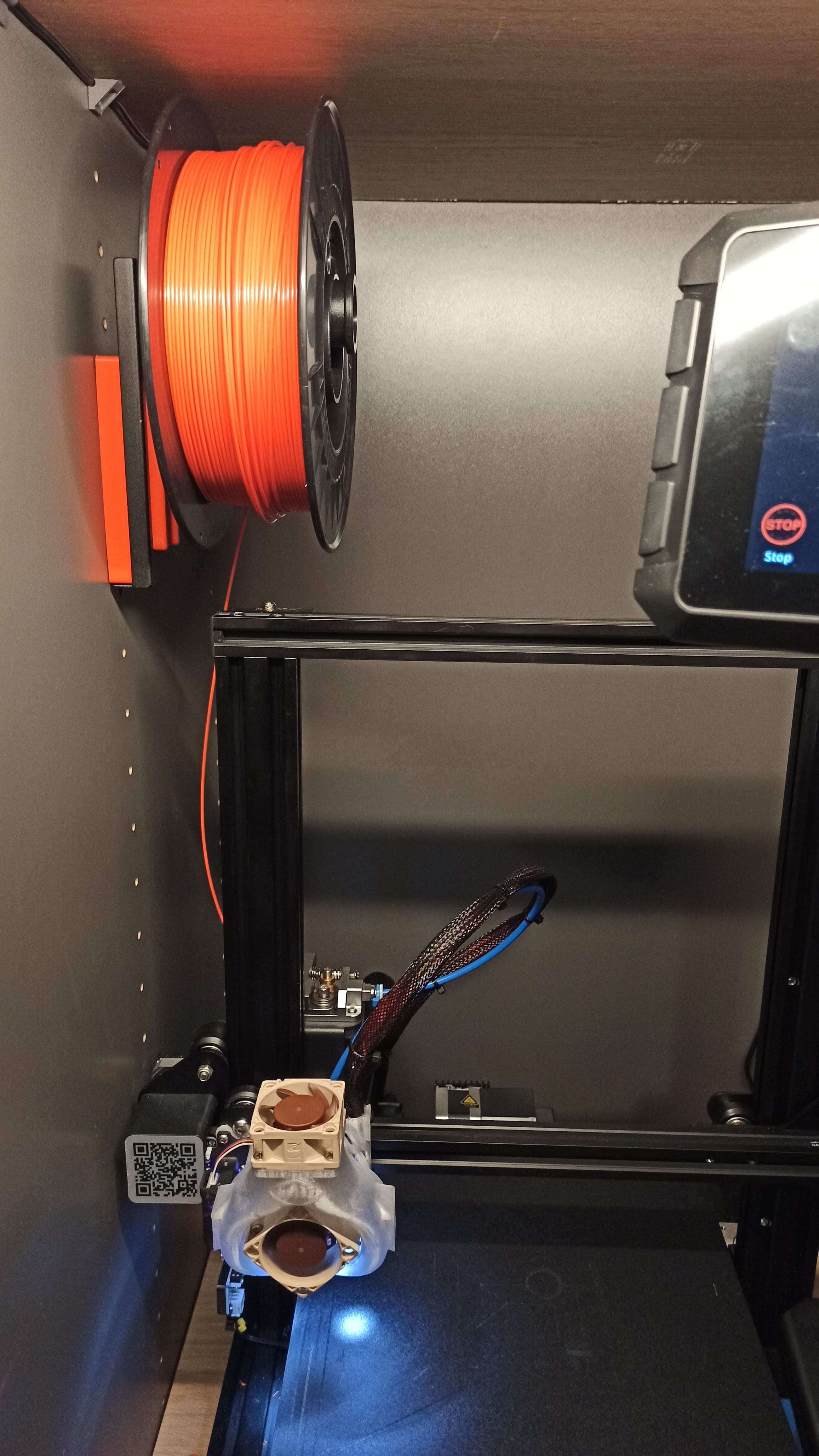 Spool Integration IKEA PAX Ender-3 v2 Spool Holder Integration Kit - 3D model by ...