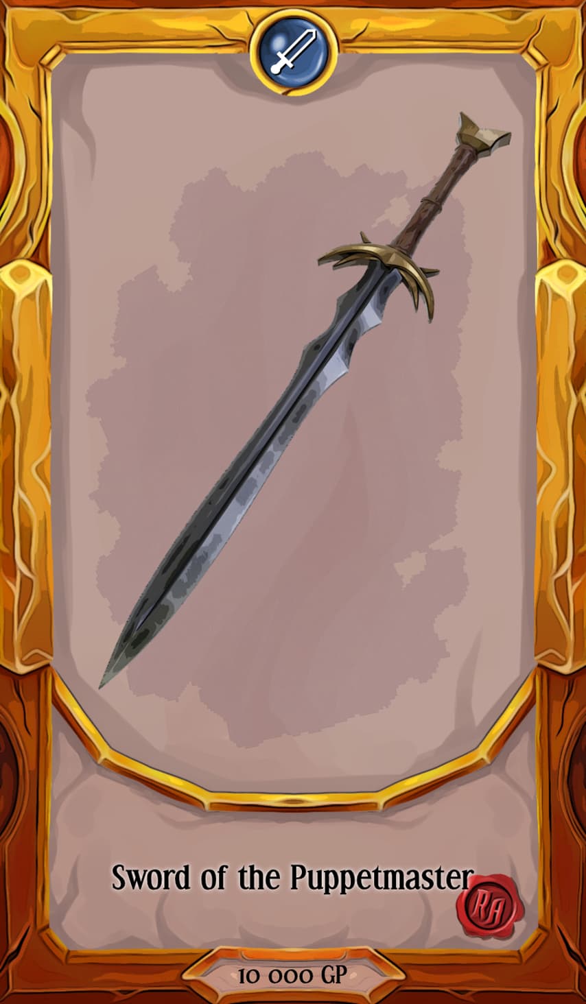 Sword Puppet Sword of the Puppetmaster - Miniature Armory - 3D model by ...