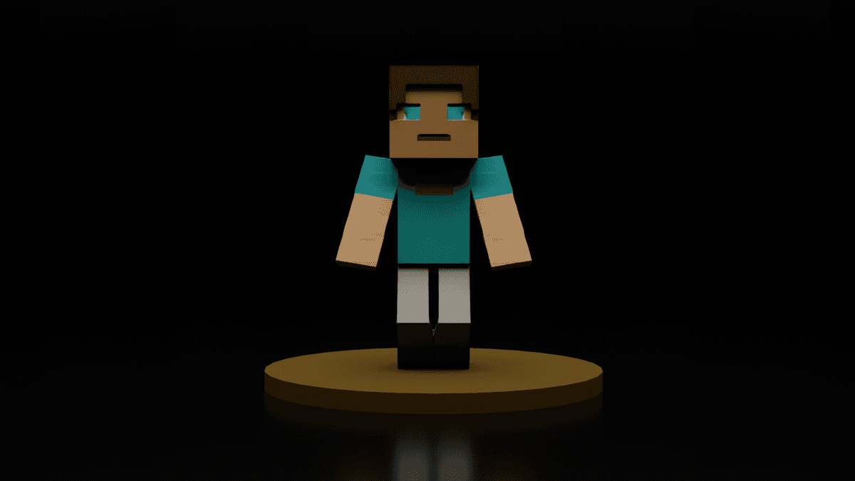 Minecraft Style Characters Models Voxel Character 3D Print Model Minecraft Style Mini Figure Low-poly 3D ...