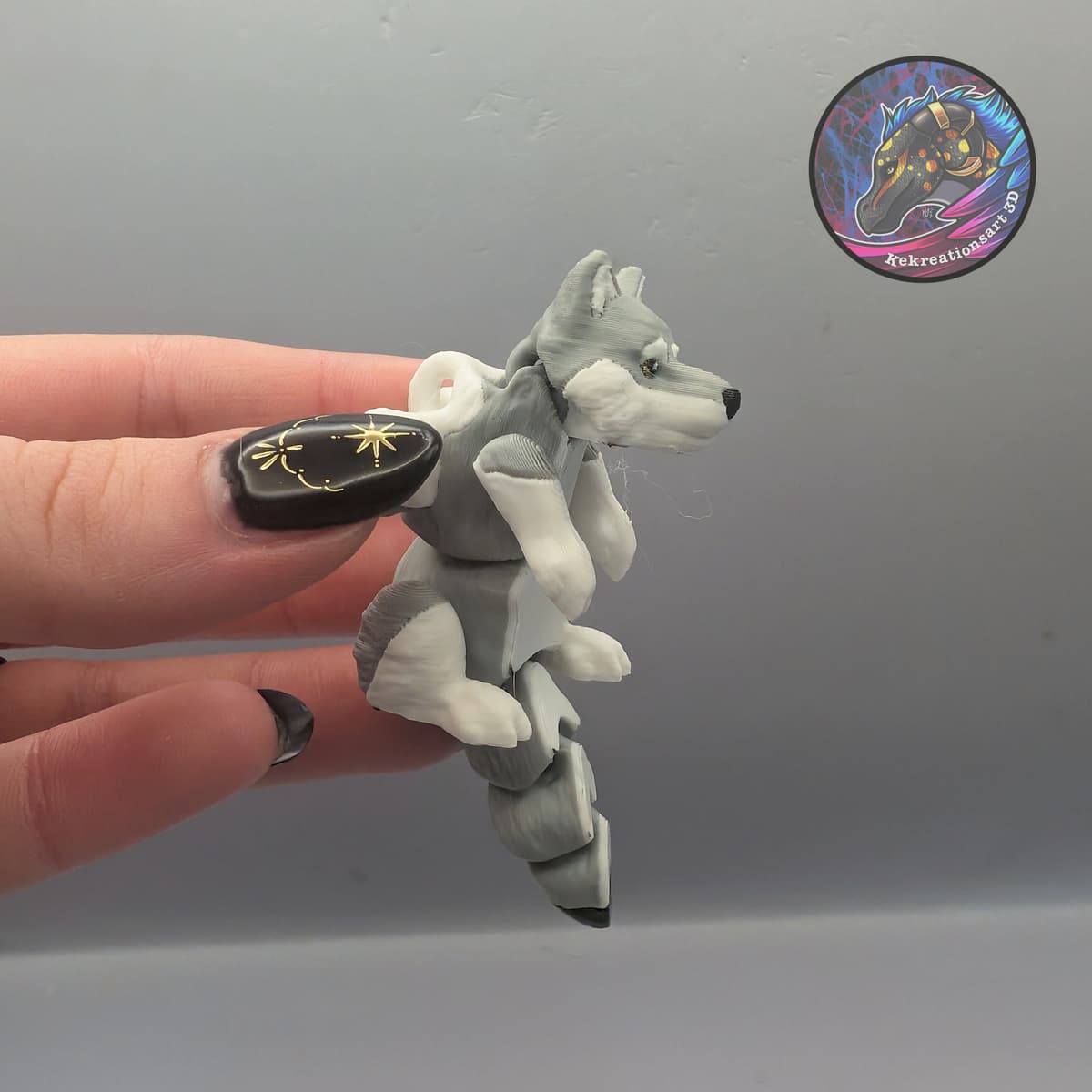 Scruffed flexi scruffed wolf - 3D model by Kekreations on Thangs