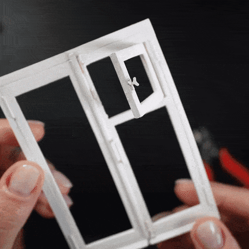 Window Scale Model Classic Wooden Window 1/12 Scale - 3D model by Asana Models on Thangs