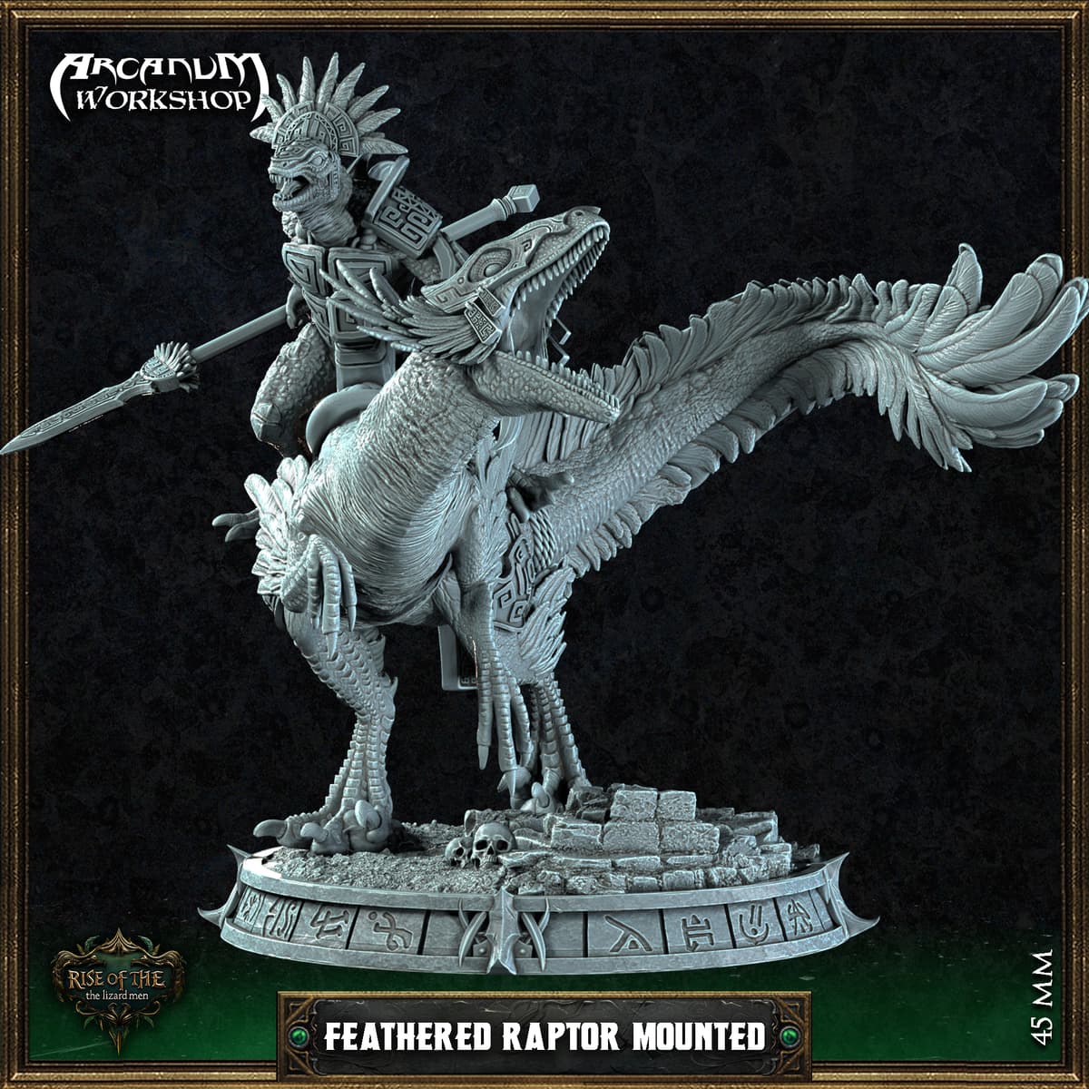 Feather Raptor Design feathered Raptor - 3D model by Arcanum Workshop on Thangs