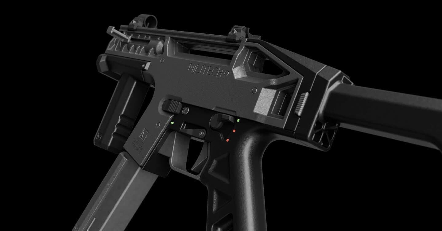 Militech Design CYBERPUNK 2077 Militech M-10AF Lexington - 3D model by 3dworkbench on ...