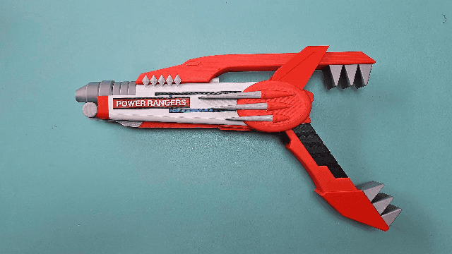 Mozoblaster Power Rangers Blade Blaster - Mighty Morphin Power Rangers - 3D model by Mr Campbell ...
