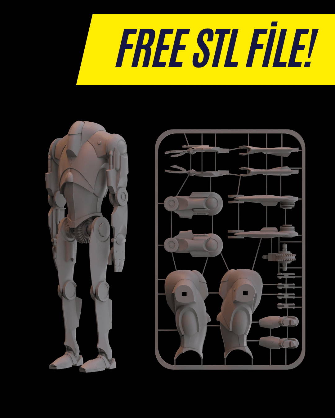 Droid Kit Card Super Battle Droid Kit Card - 3D model by NikkoIndustries on Thangs