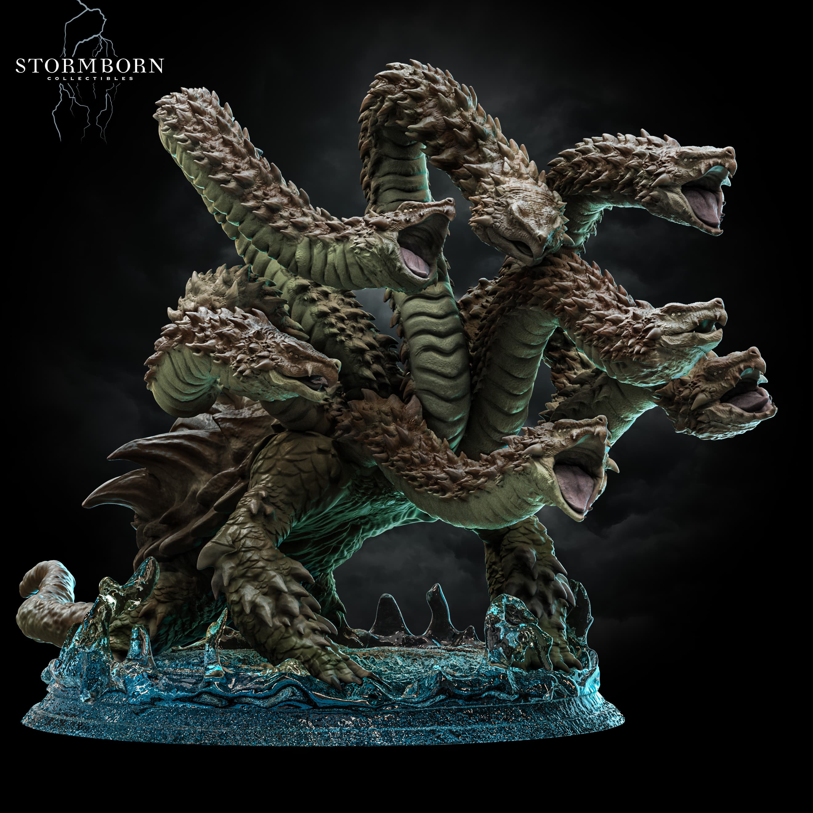 Turtle Hydra (32mm) Snapping Turtle Hydra - 3D model by stormborncollectibles on Thangs