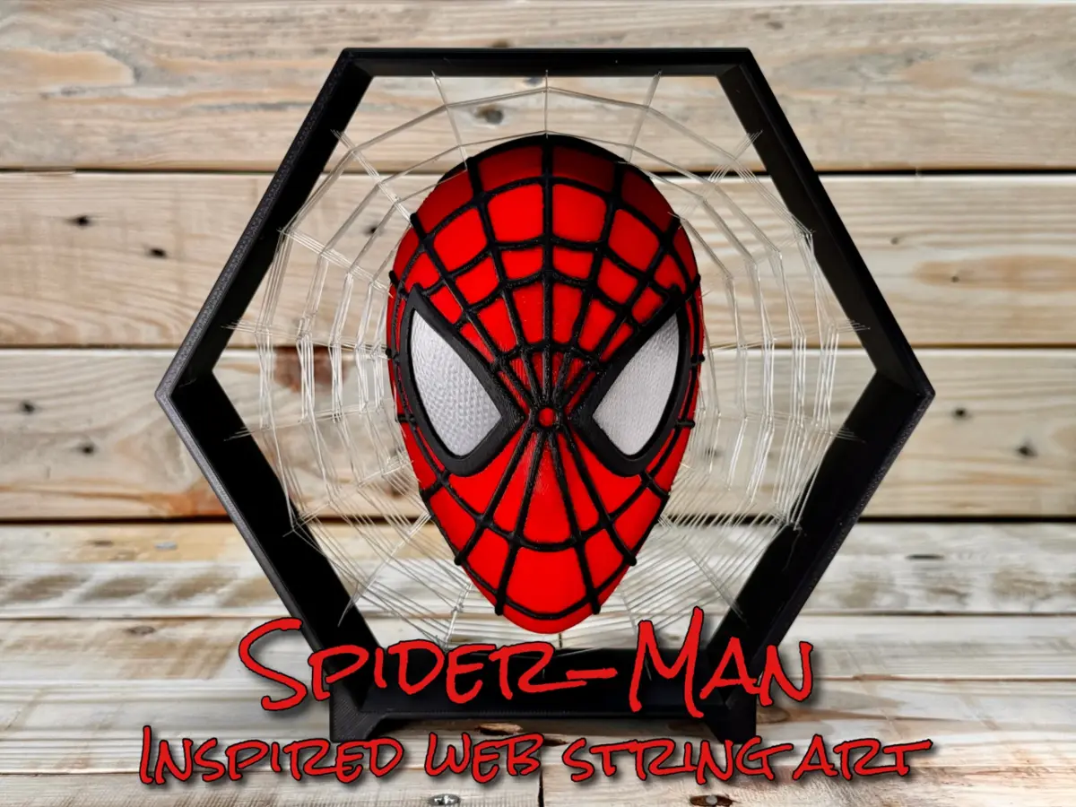 Web String Visual Spiderman INSPIRED Web String Art - 3D model by Enique3d on Thangs