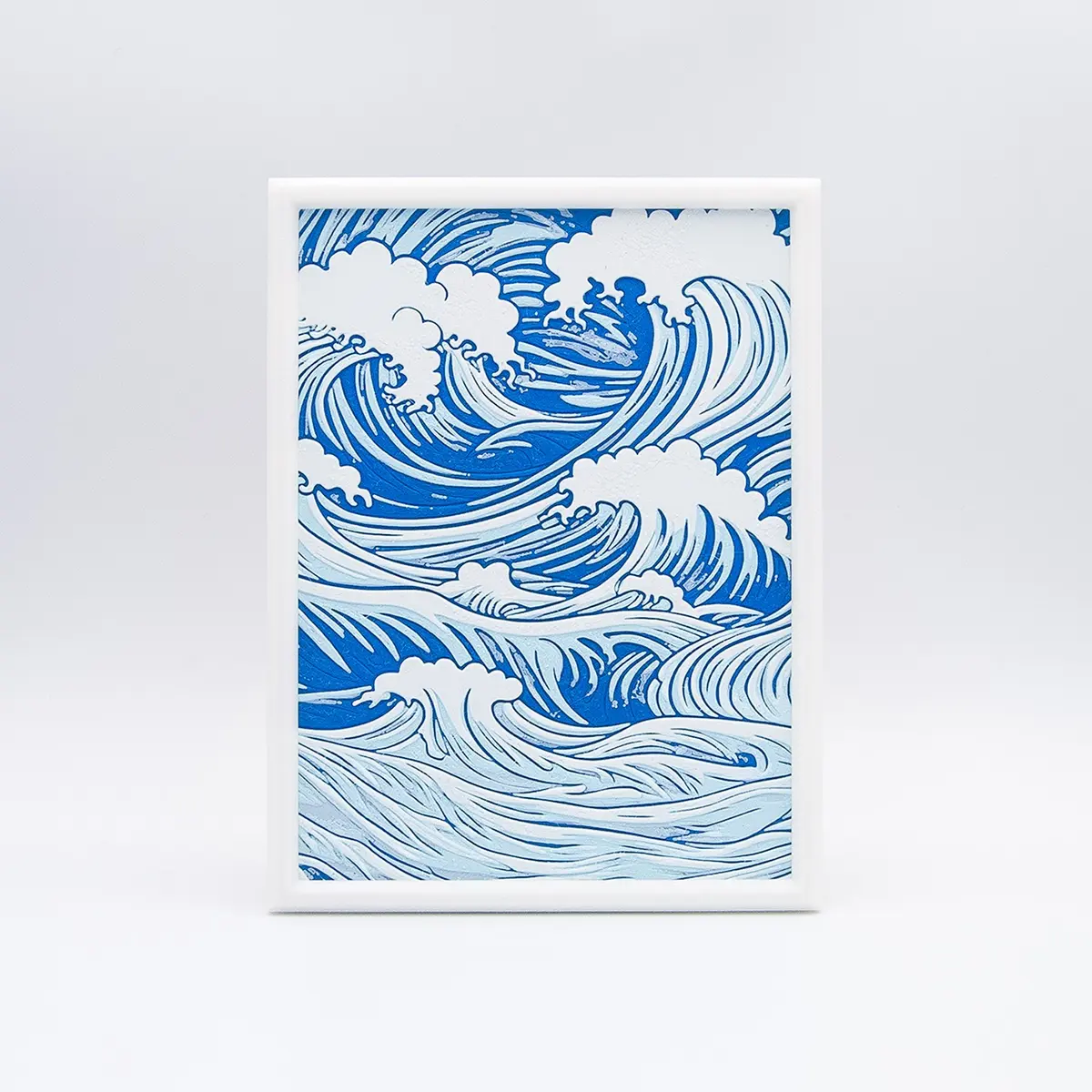 Wave Sign Frame Wave Wall Art Frames - 3D model by Bamingo Design on Thangs - Image 4 of 6