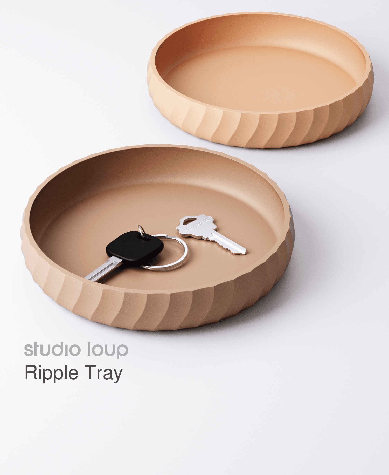 Tray Rompa Ridged Tray (Two Styles Included) - 3D model by Studio Loup on Thangs