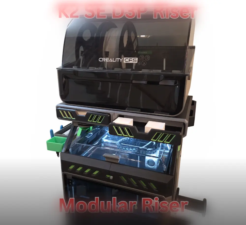 D3d Riser D3P Riser for Creality K2 Plus - 3D model by Darren 3d Print on Thangs