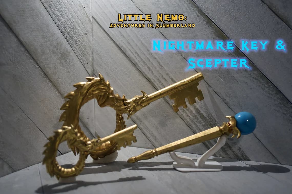 Little Nemo: Adventures in Slumberland Key & Scepter. - 3D model Little Nemo: Adventures in Slumberland Key & Scepter. - 3D model