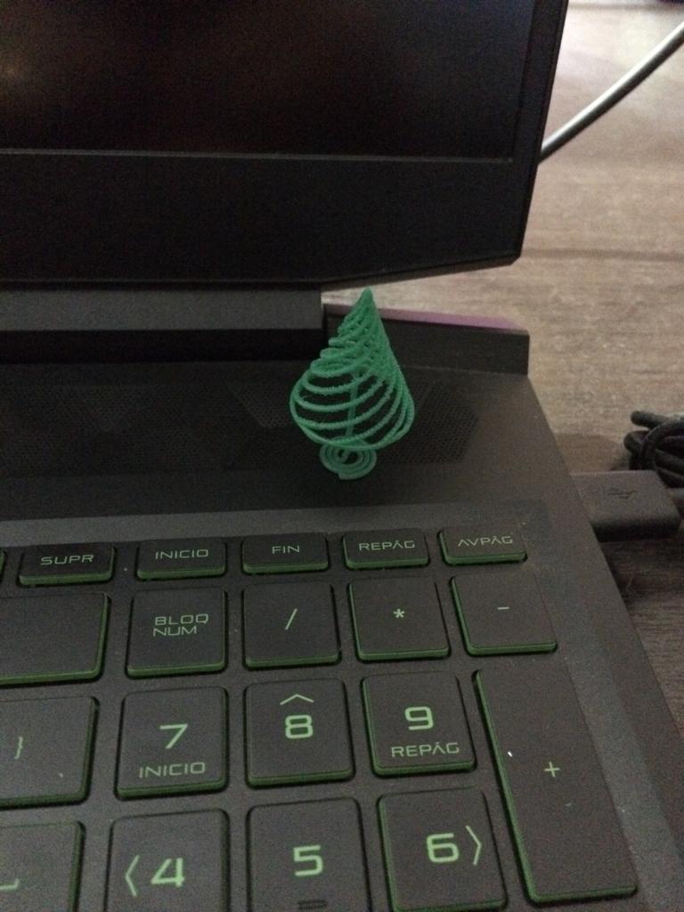 Spiral Christmas tree 3d model