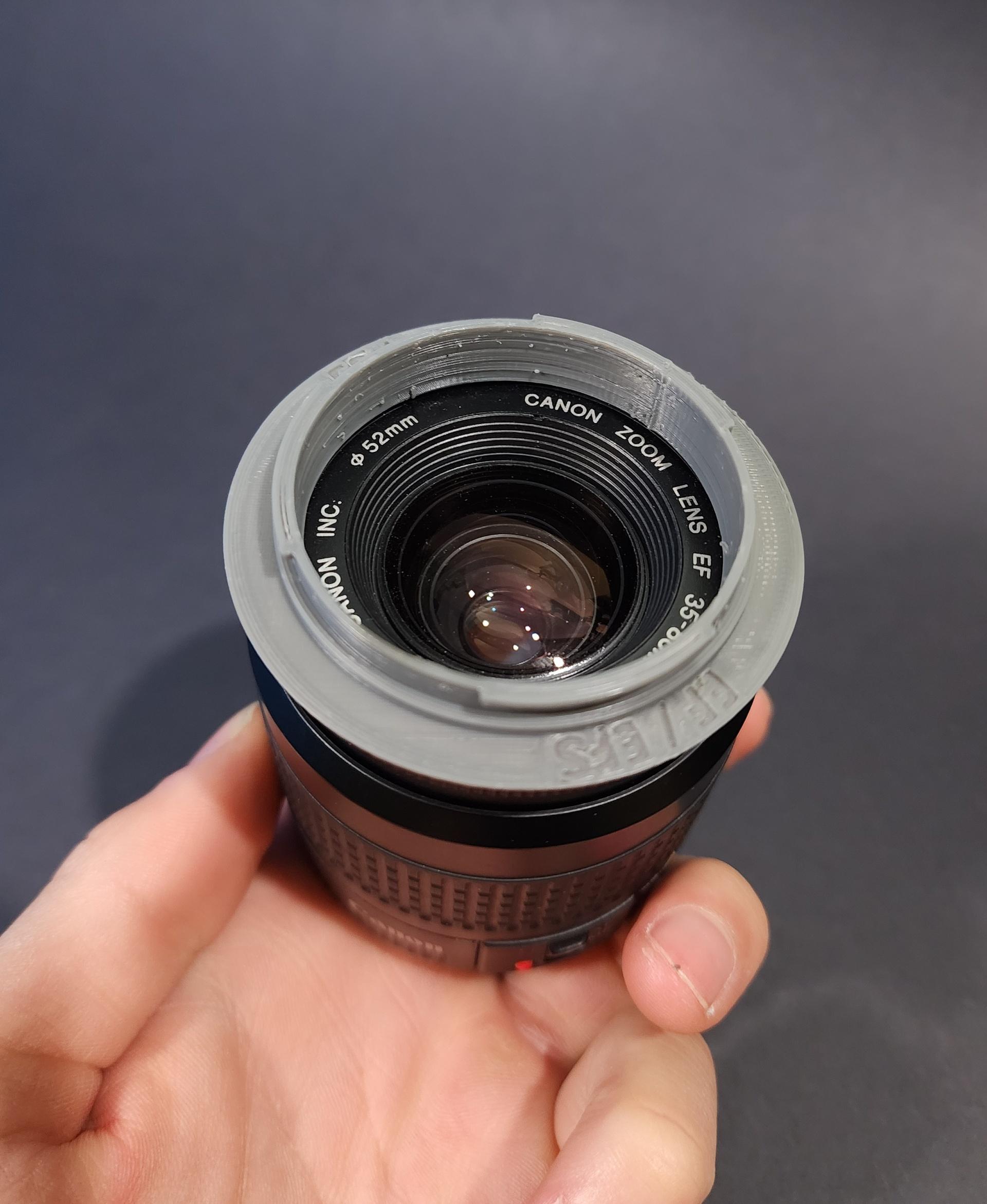 Canon Lens Macro Adapter - 52mm 3d model