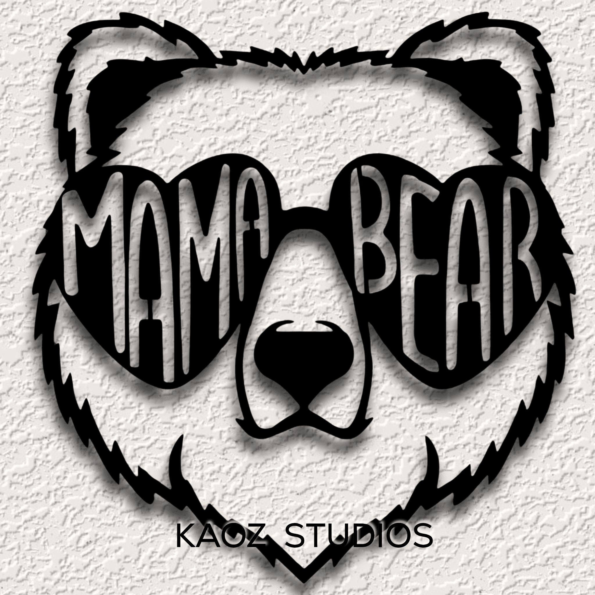 mama bear wall art mothers day wall decor 3d model