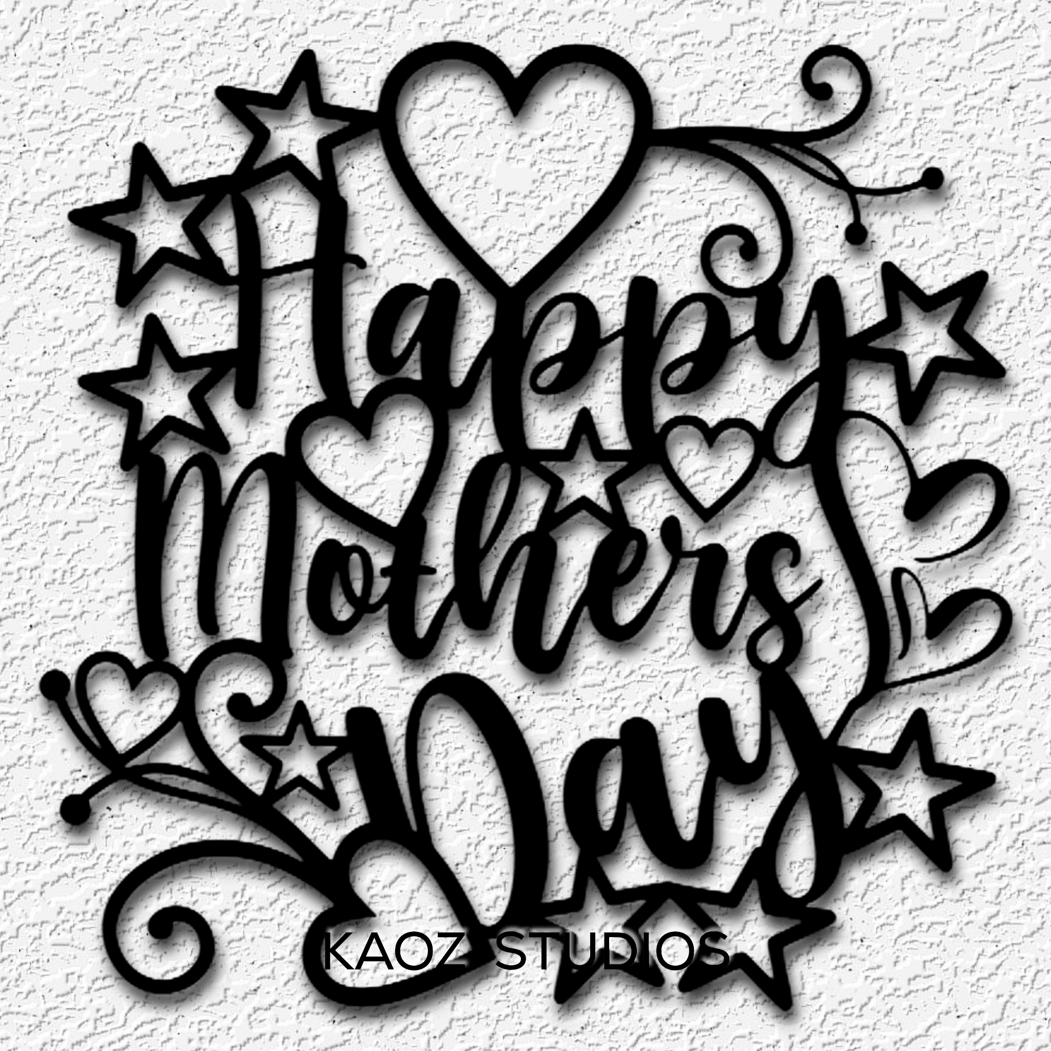 mothers day wall art mom wall decor holiday decoration 3d model
