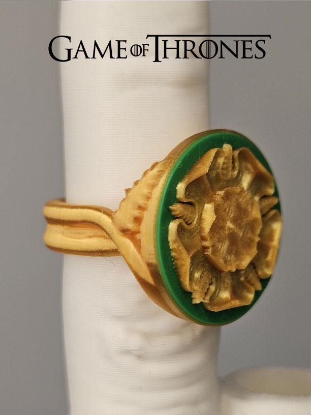 Tyrell Ring Signet - Game of Thrones 3d model