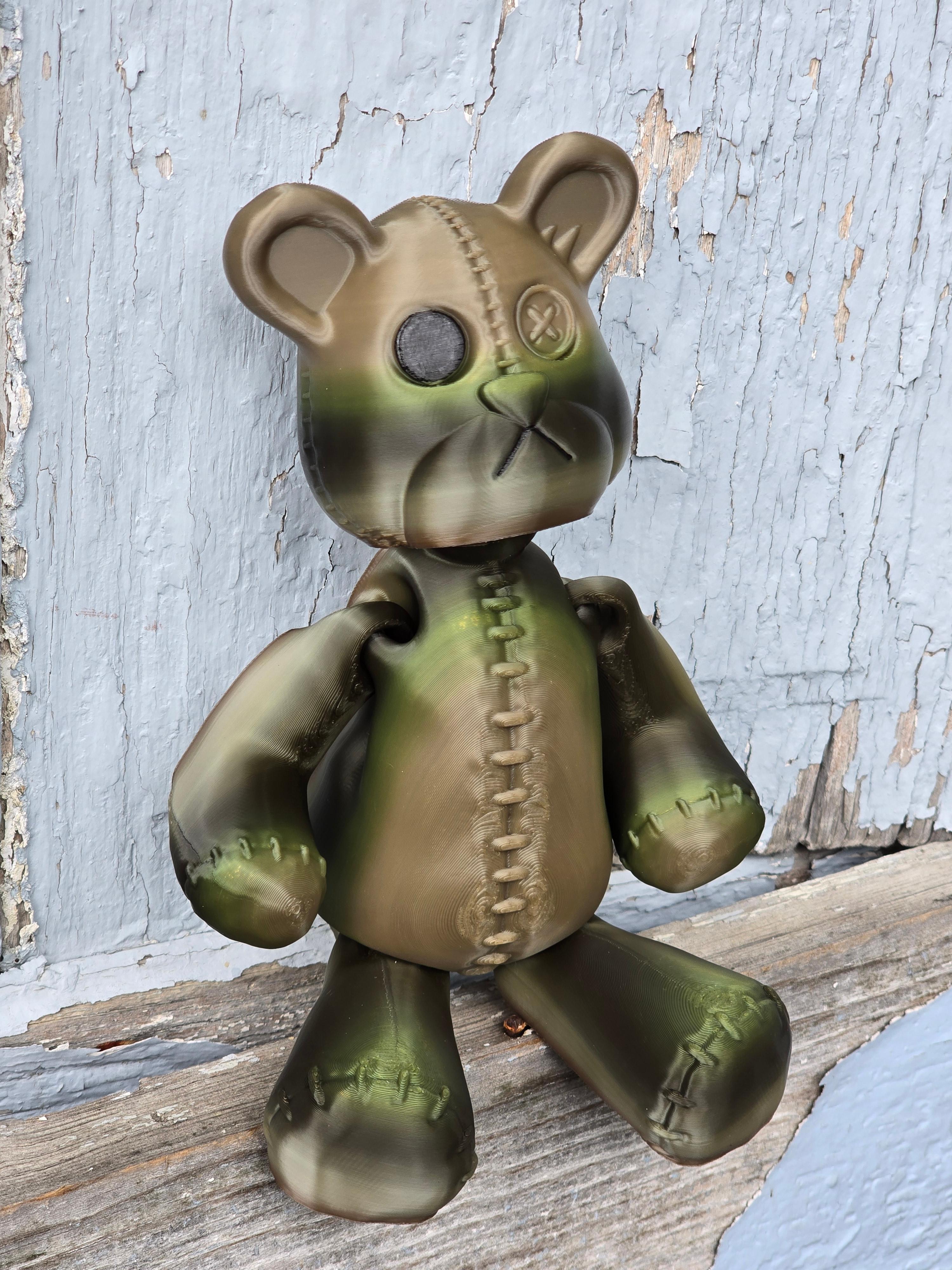 "Stitches" the Articulated Teddy Bear 3d model