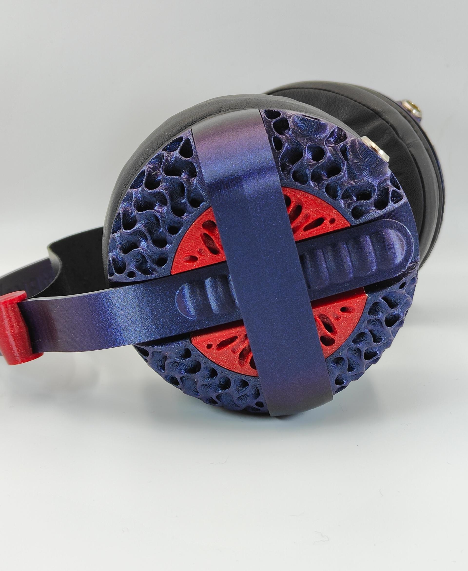 Diamond Cones for Head(amame) Headphones - Printed using Fillamentum PETG Voodoo's Wizard & Greedy Dragon - 3d model