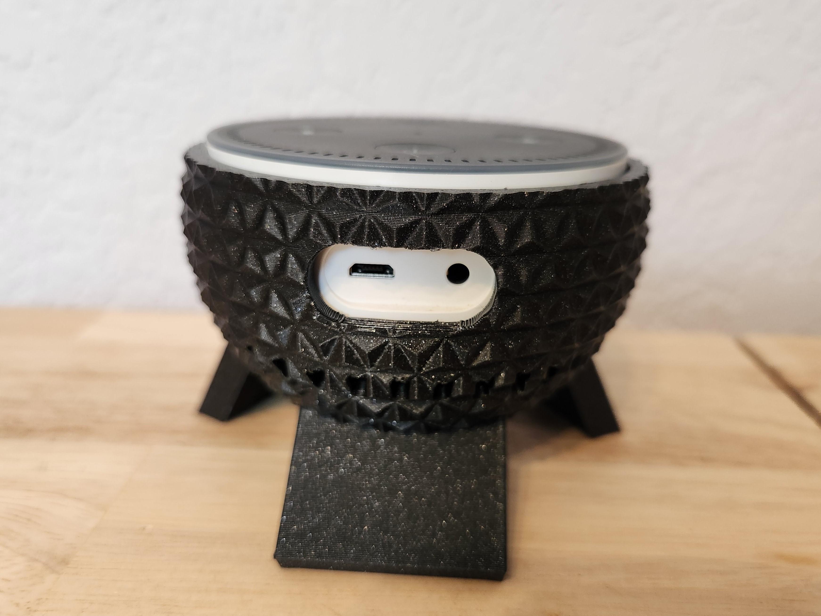 Epcot Spaceship Earth Amazon Echo Dot 2nd Gen Stand with Cover 3d model