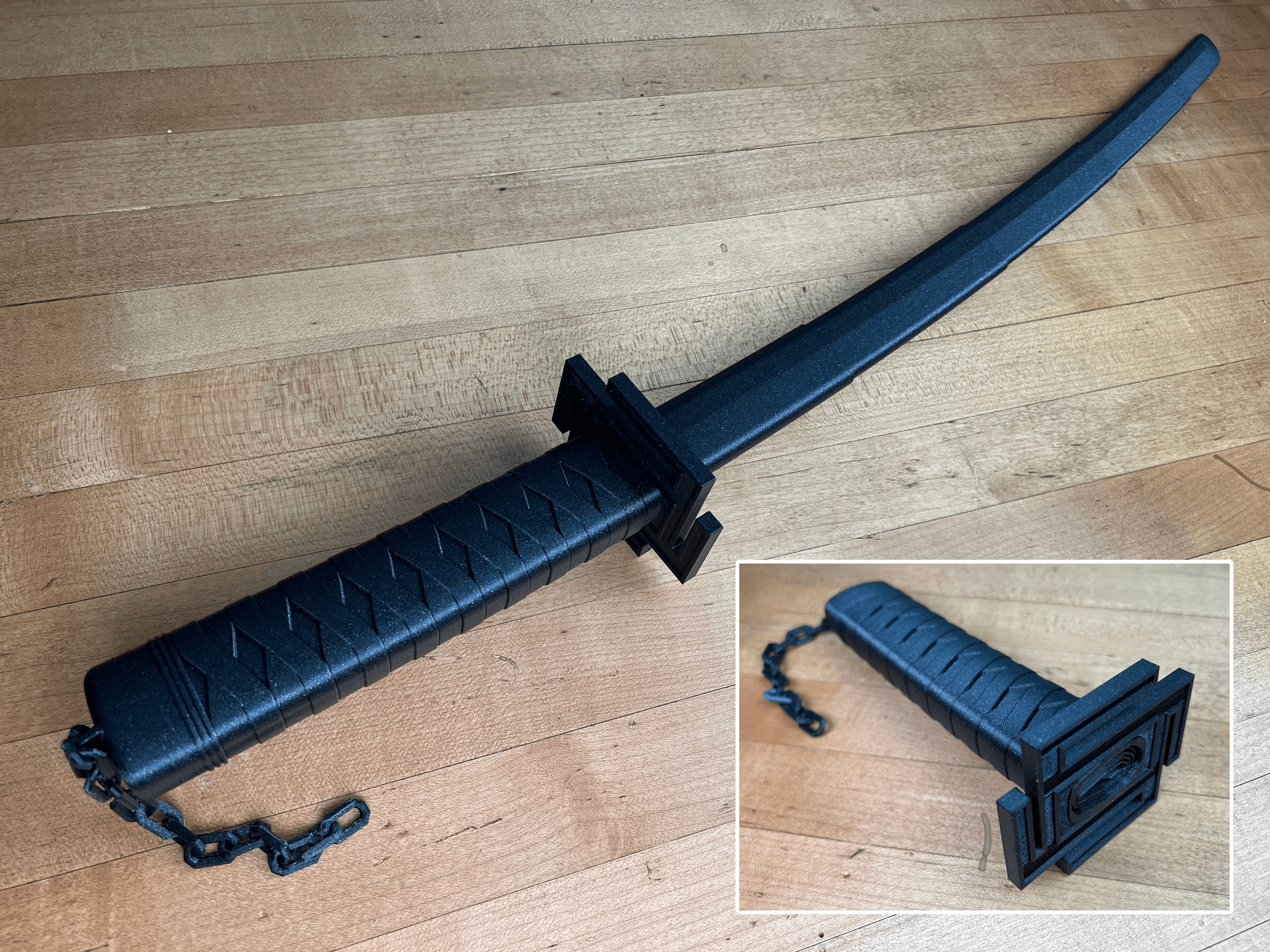 Ichigo's Print-in-Place Collapsing Sword 3d model