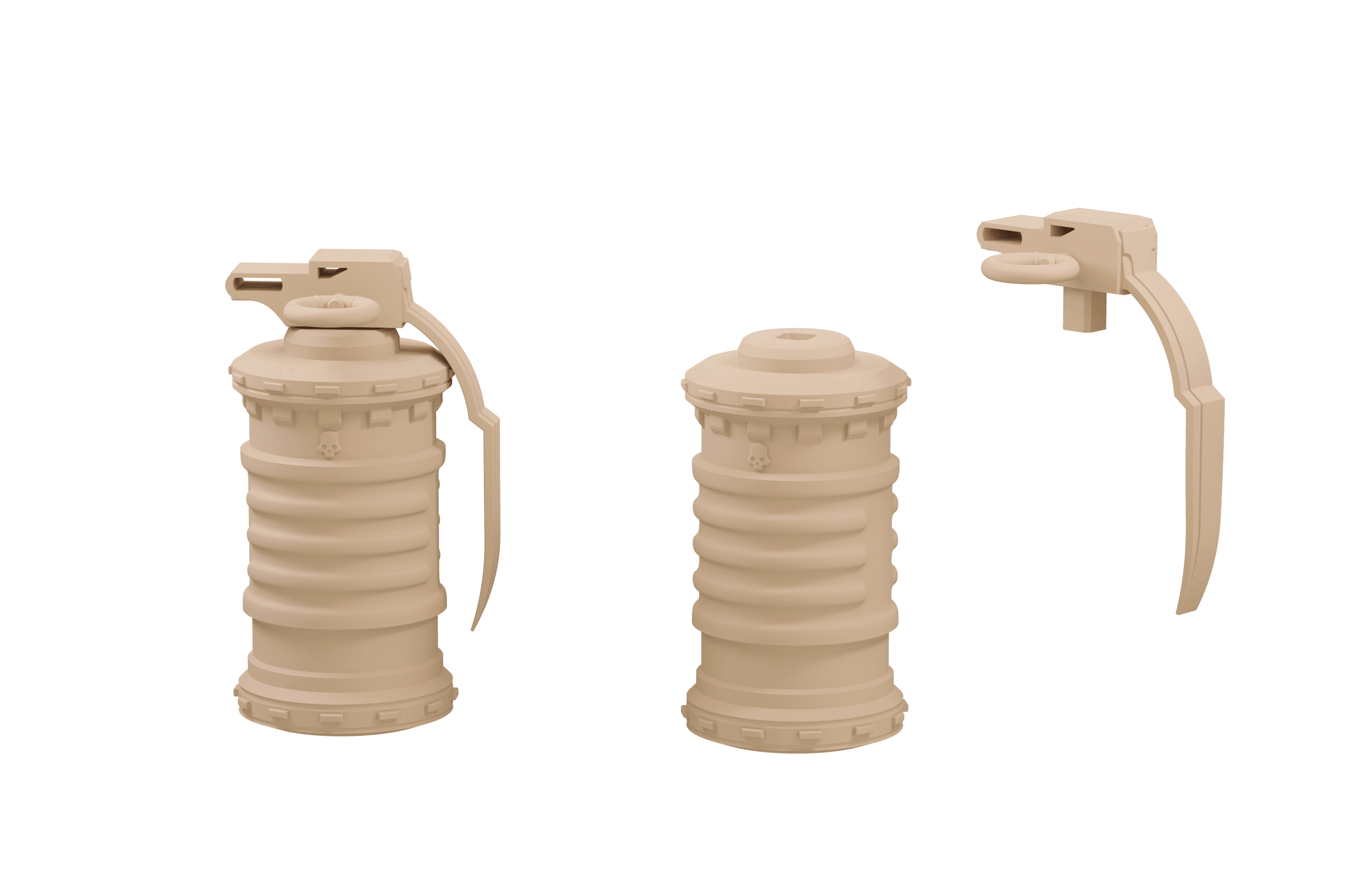 Helldivers 2 G-10 Incendiary Grenade 3d model