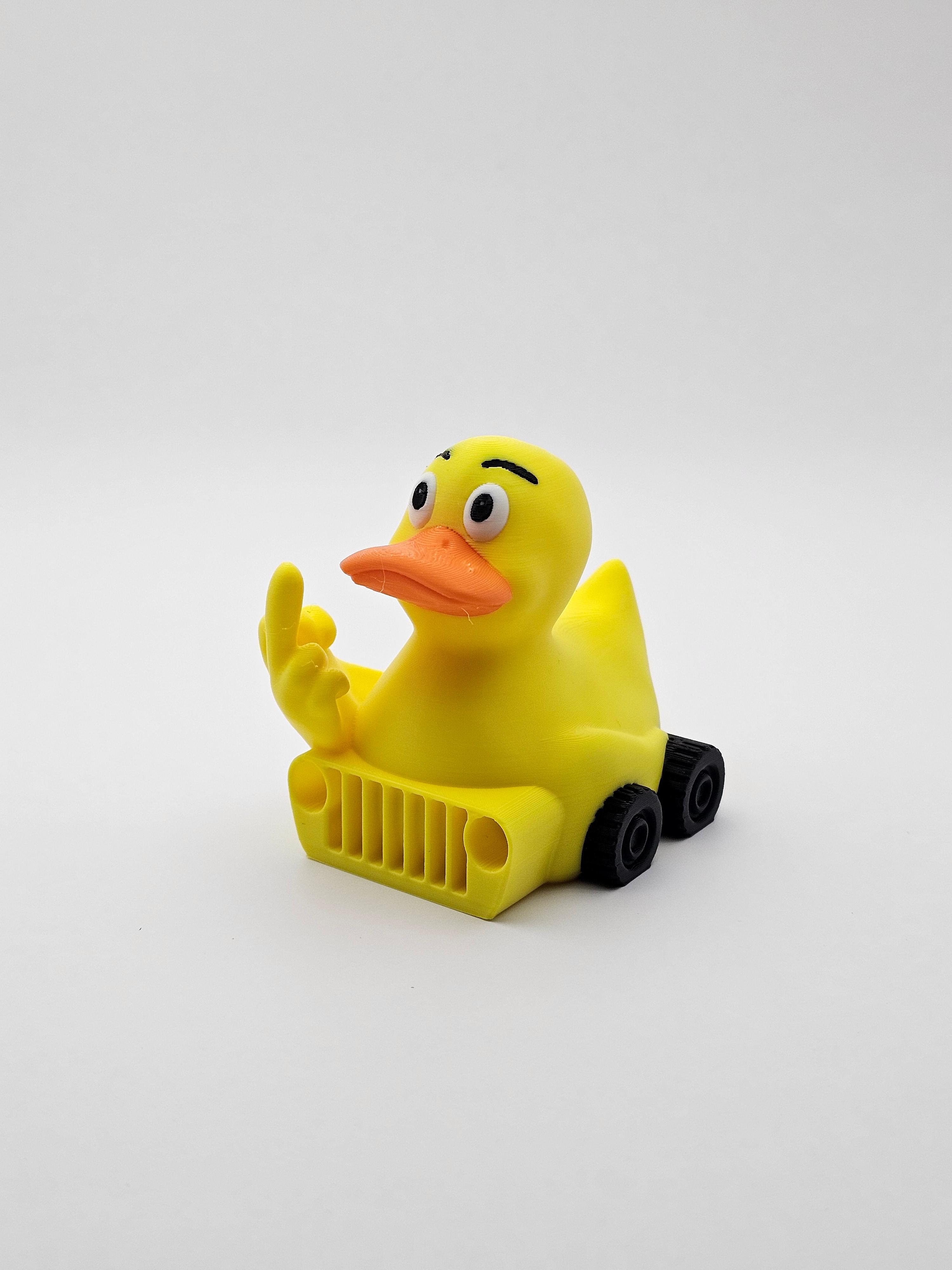 Rubber Duck Jeep Rude Set / 3MF Included / No Supports 3d model