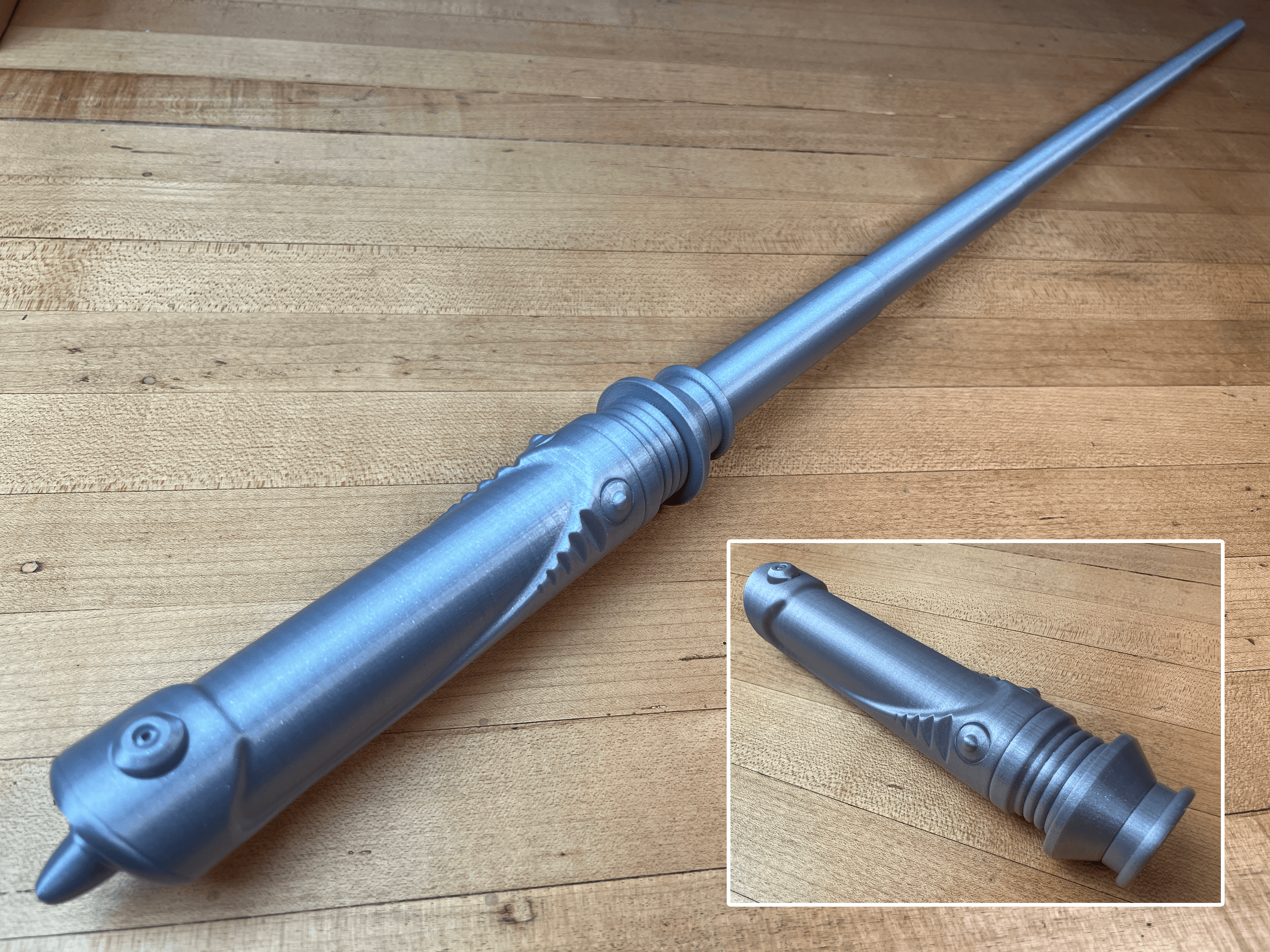 Darth Sidious's Print-in-Place Lightsaber 3d model