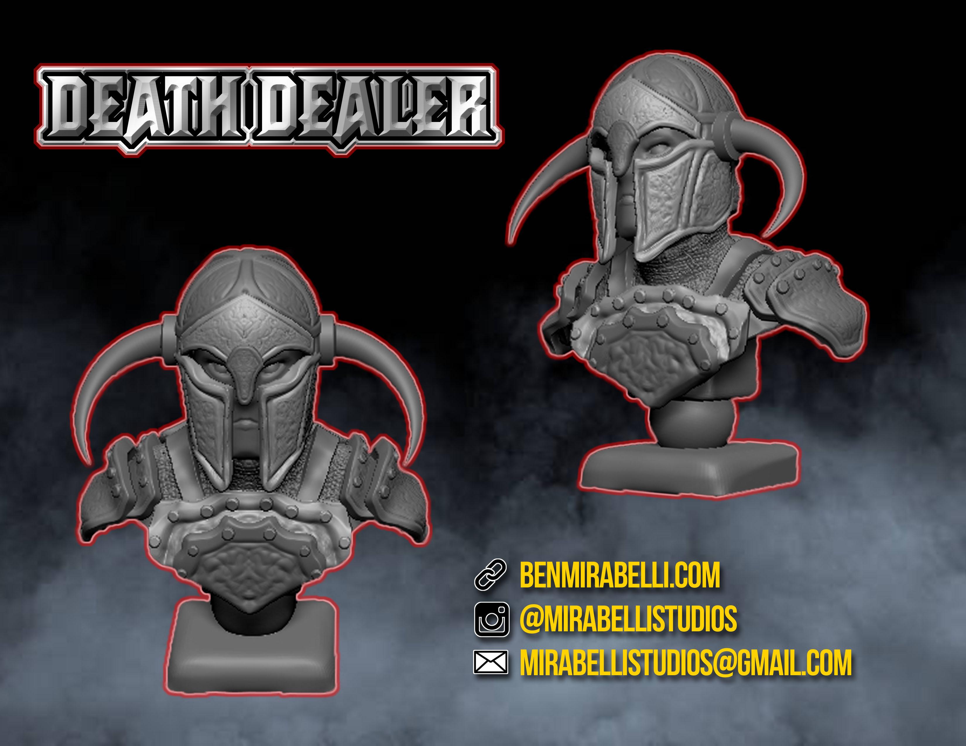 Death Dealer Bust dec.obj 3d model
