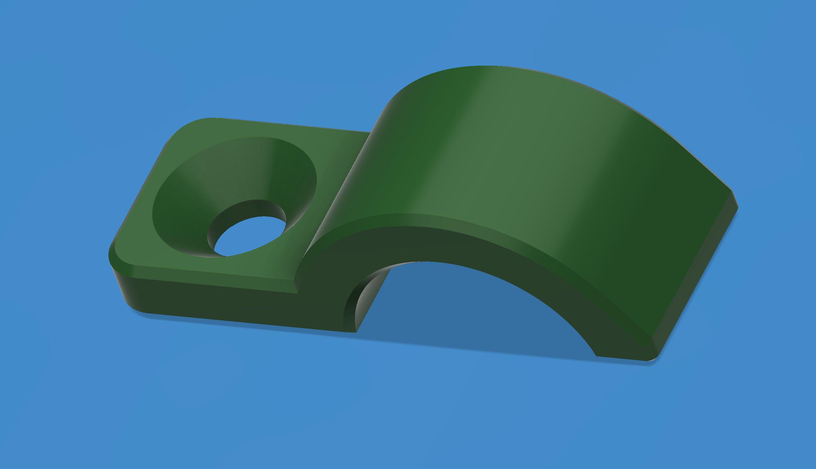 Wire Clamp (3 sizes) 3d model