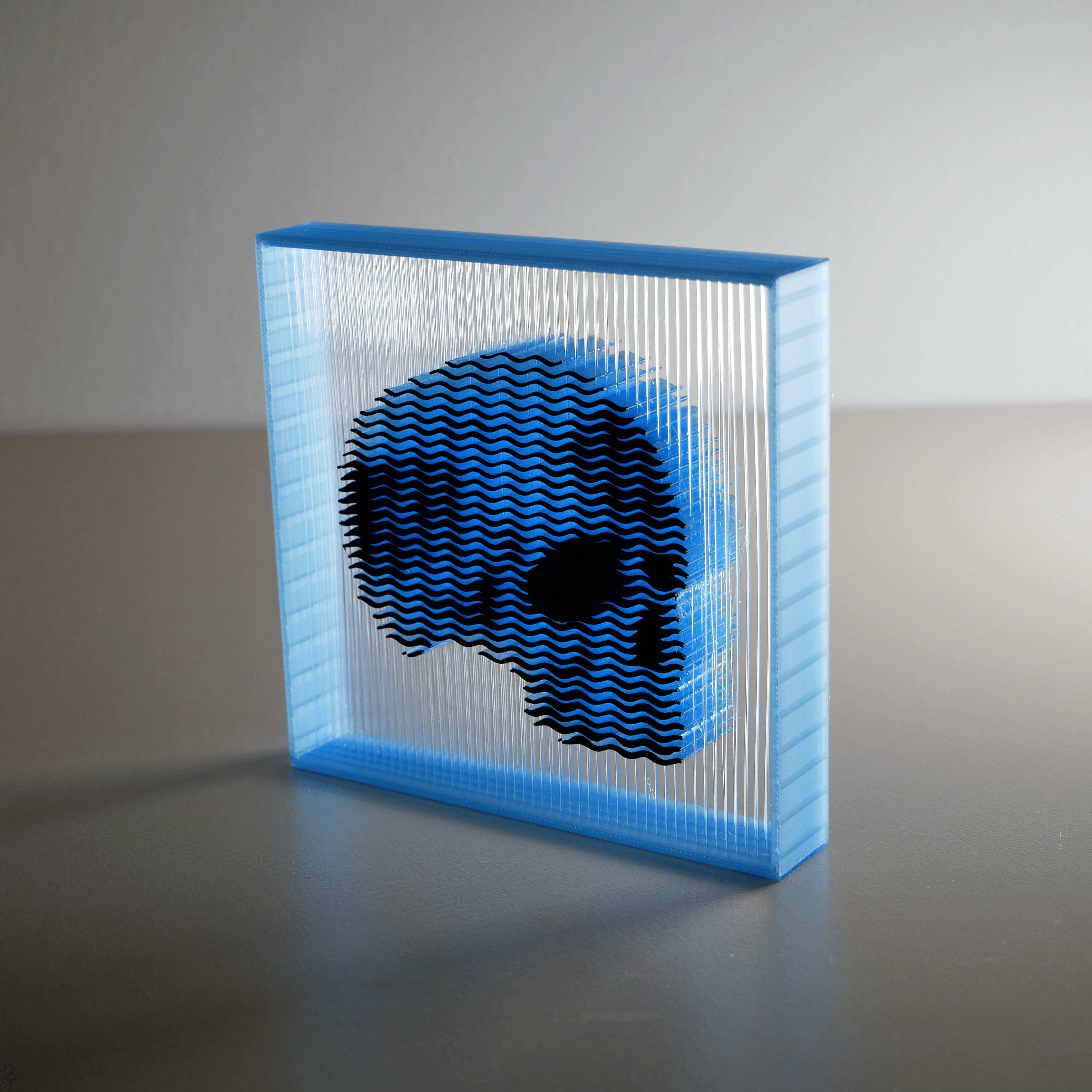 Fragmented Skull String Art 3d model