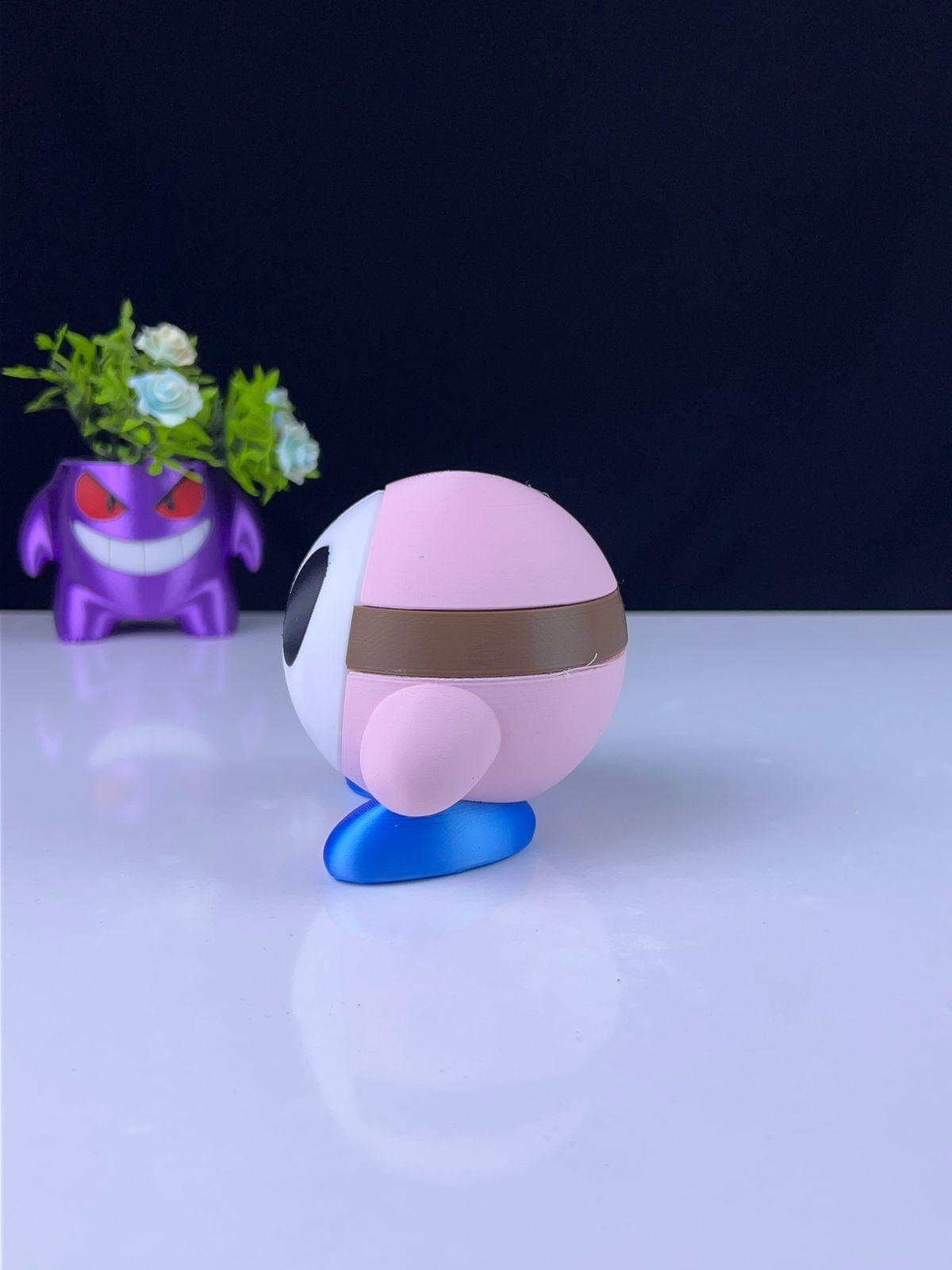 Shy Kirby 3d model