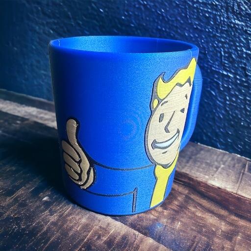 VAULT TEC, EMPLOYEE OF THE MONTH MUG, CUP, VAULT 33, CUP, FALLOUT 3d model