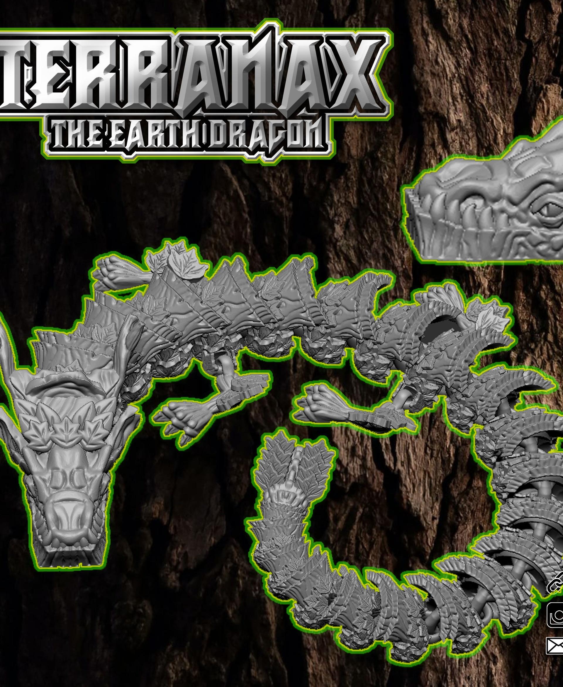Terranax, The Earth Dragon 3d model