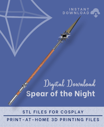 SHADOWHEART Spear of the Night STL FILES [Baldur's Gate 3] 3d model