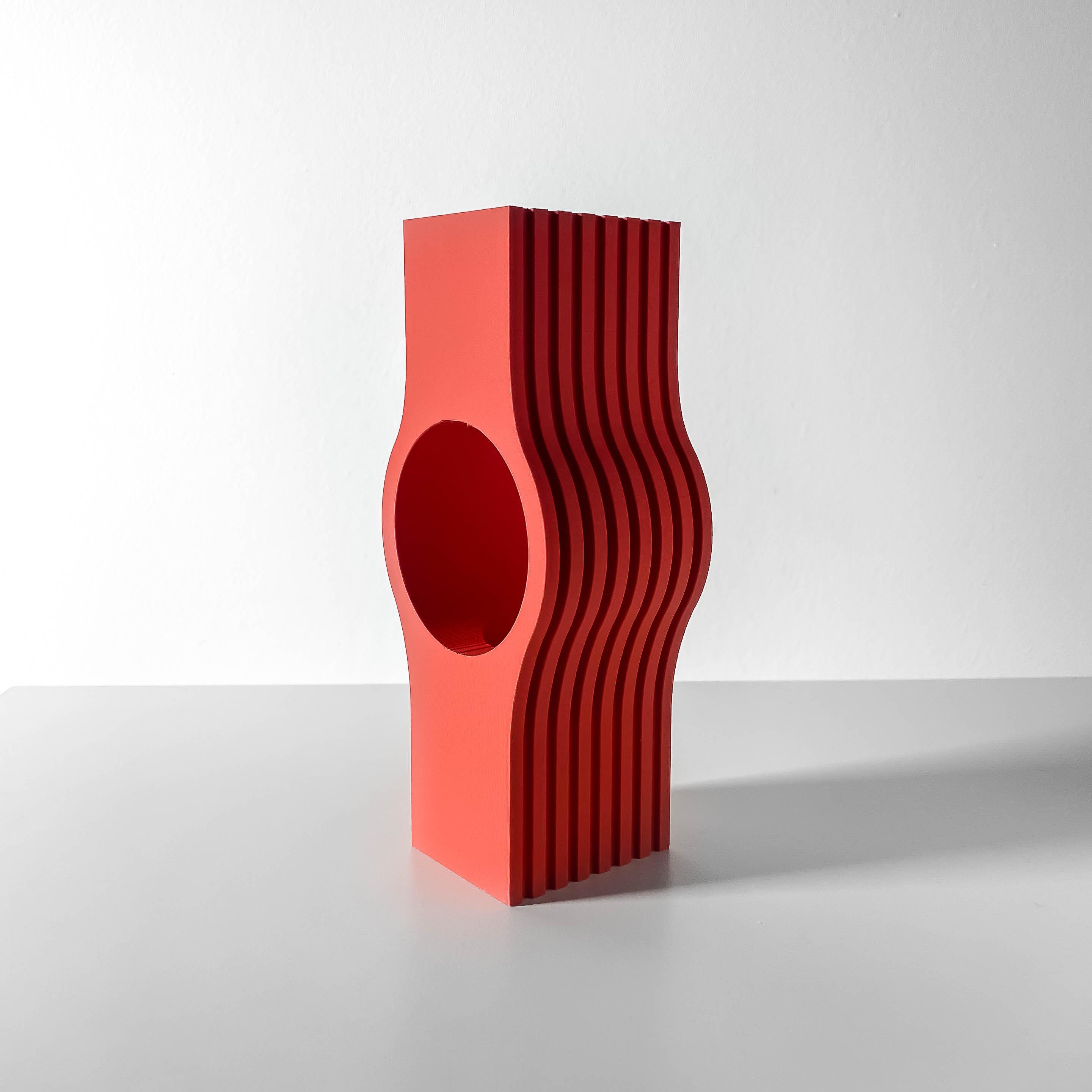 The Nallo Vase, Modern and Unique Home Decor for Dried and Preserved Flower Arrangement  | STL File 3d model