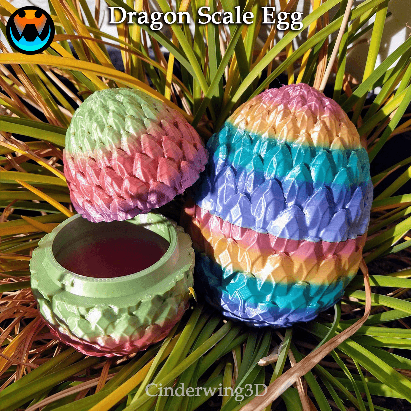 Dragonscale Egg 3d model