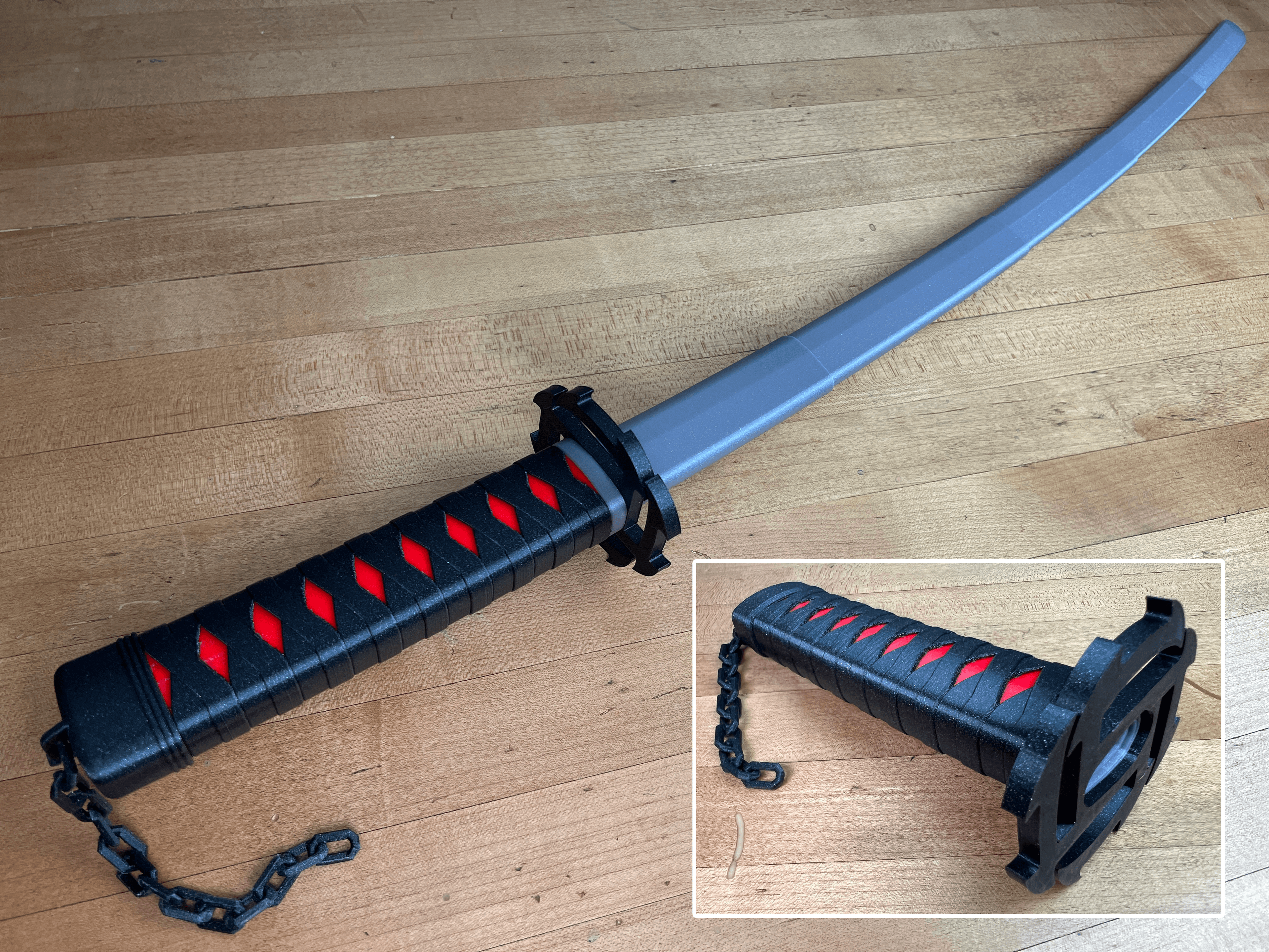 Ichigo's Multi-Part Collapsing Sword 3d model